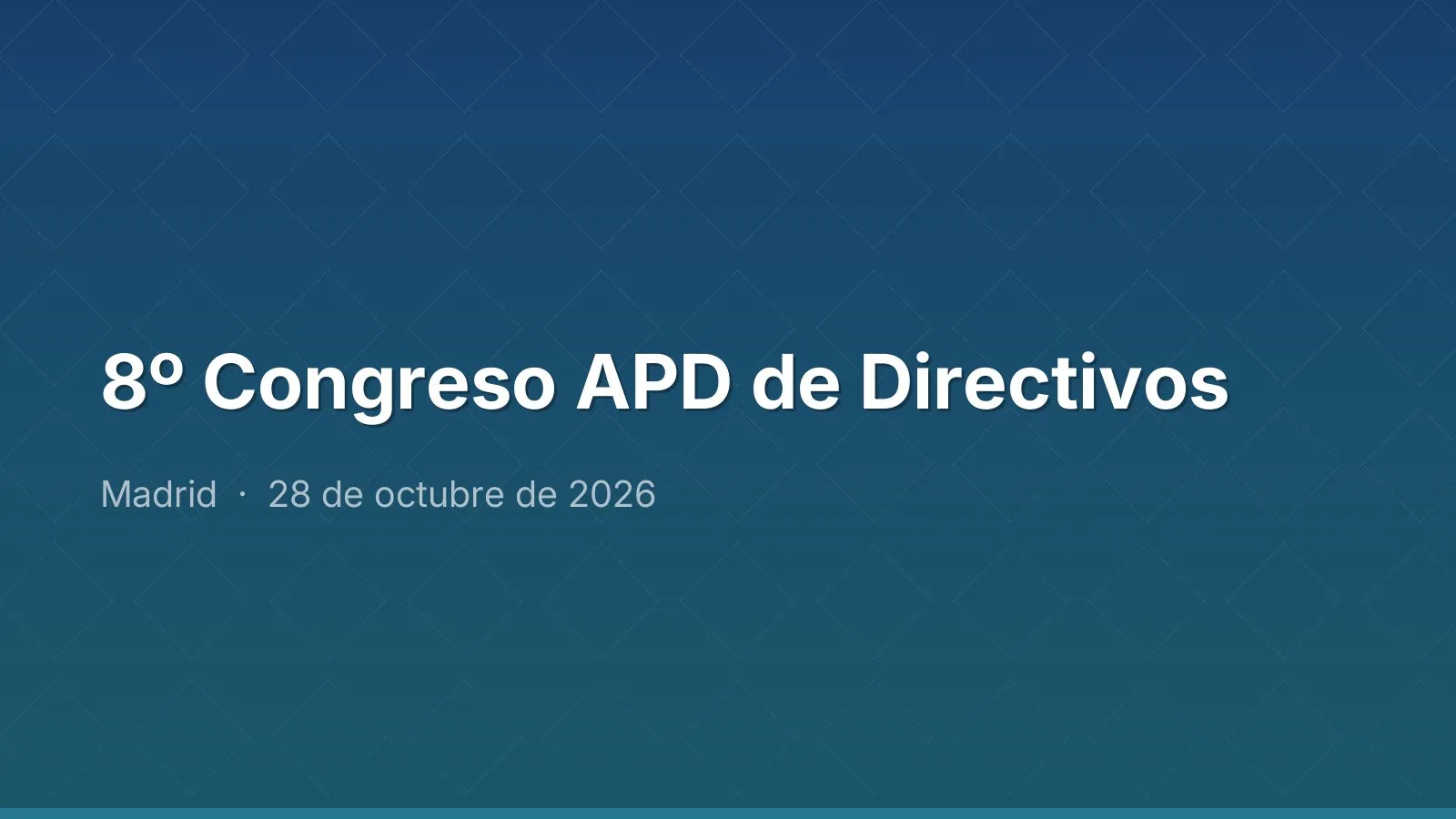 8th APD Executives Congress
