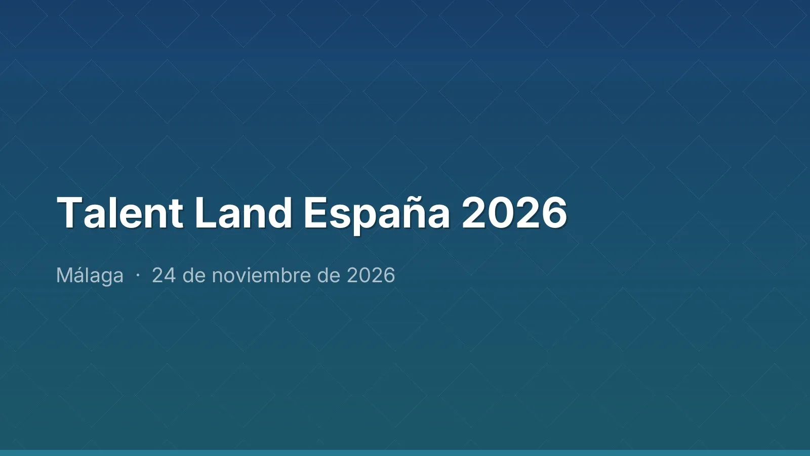 Talent Land España 2026