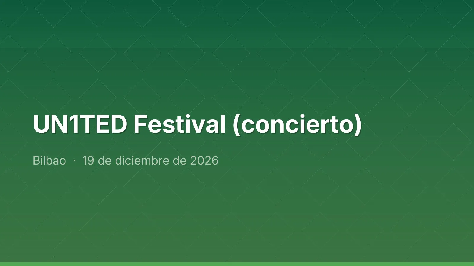 UN1TED Festival (concierto)