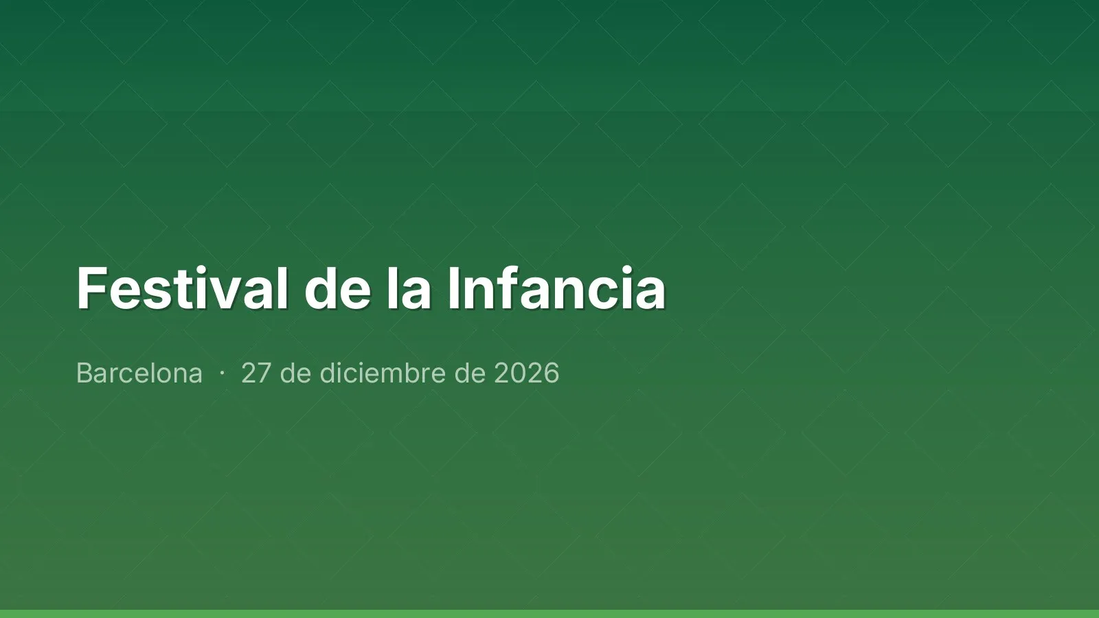 Festival de la Infancia
