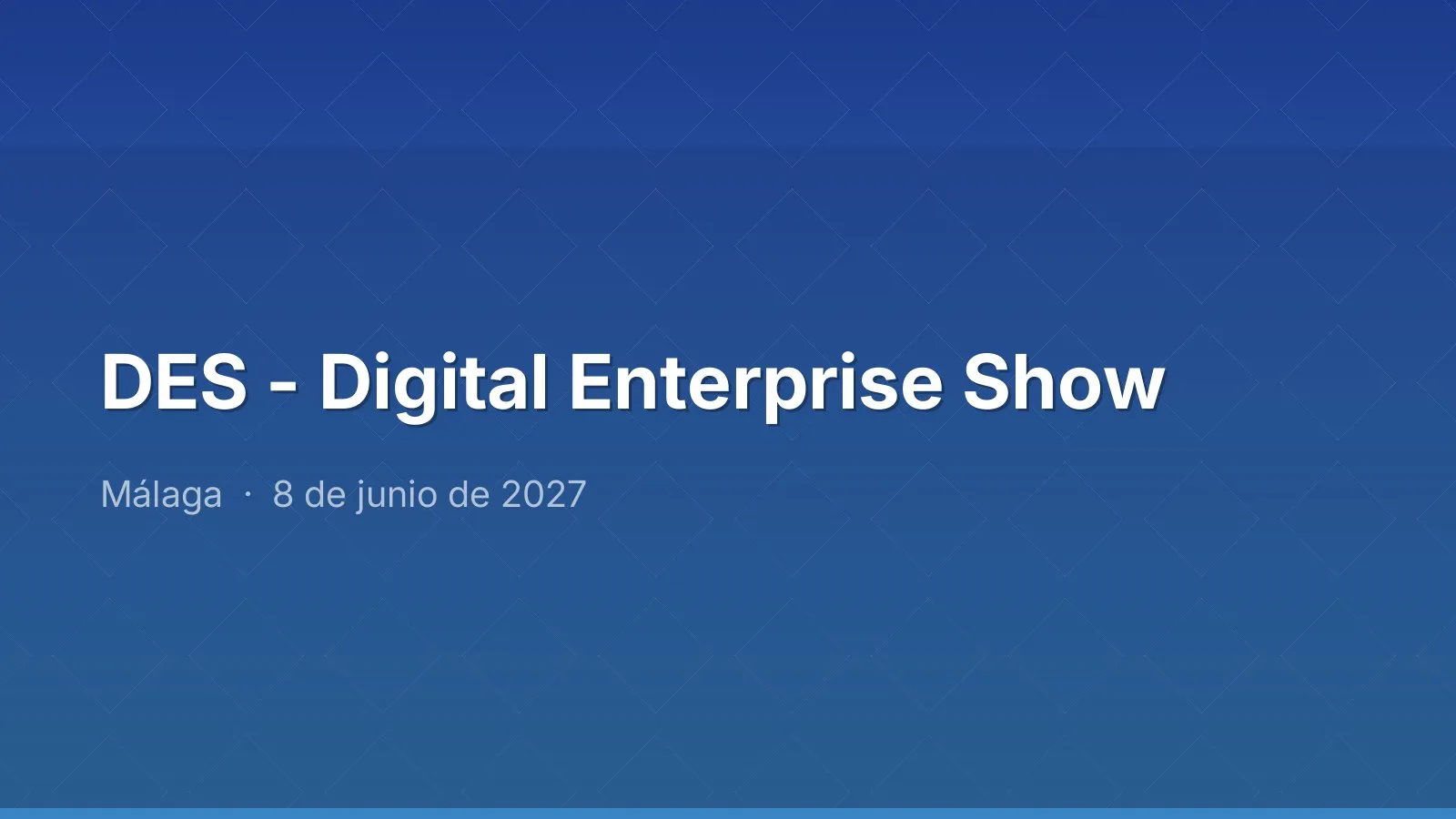 DES - Digital Enterprise Show