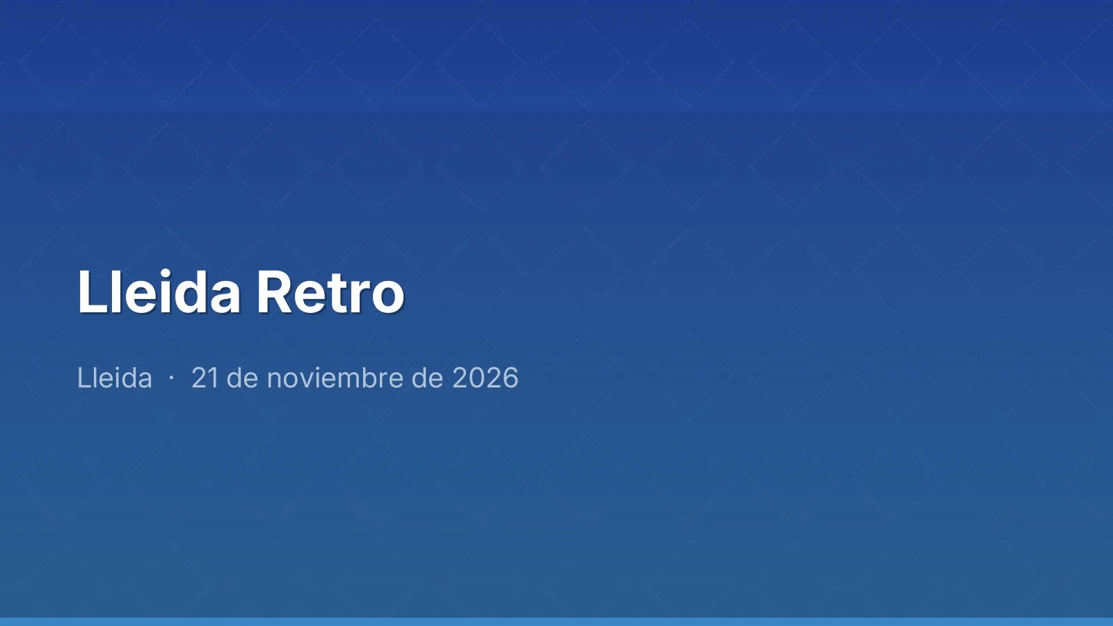 Lleida Retro