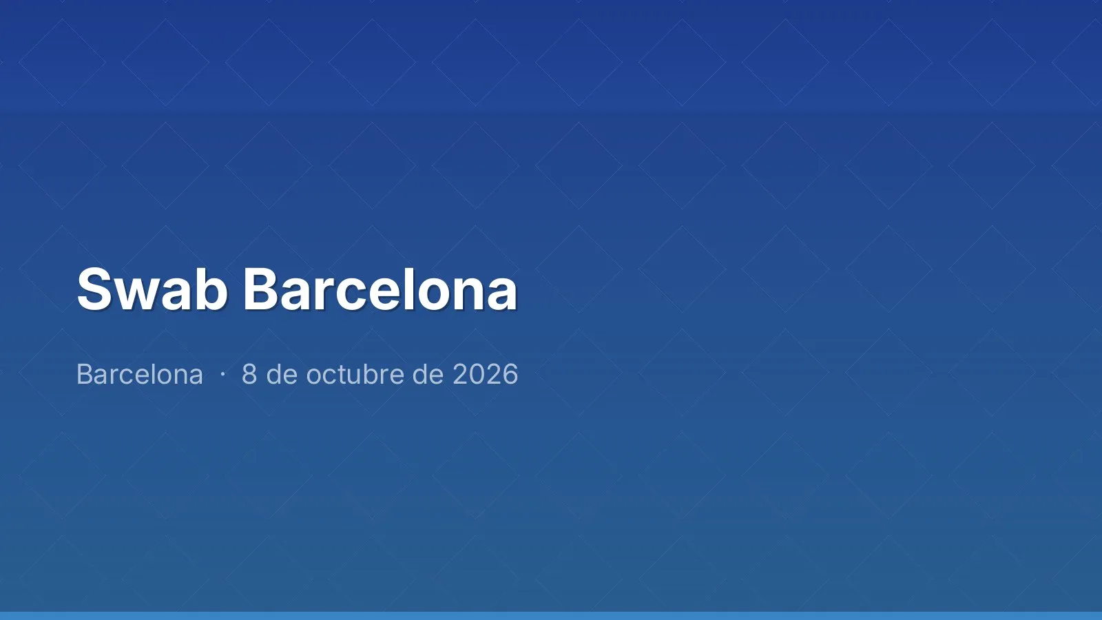 Swab Barcelona