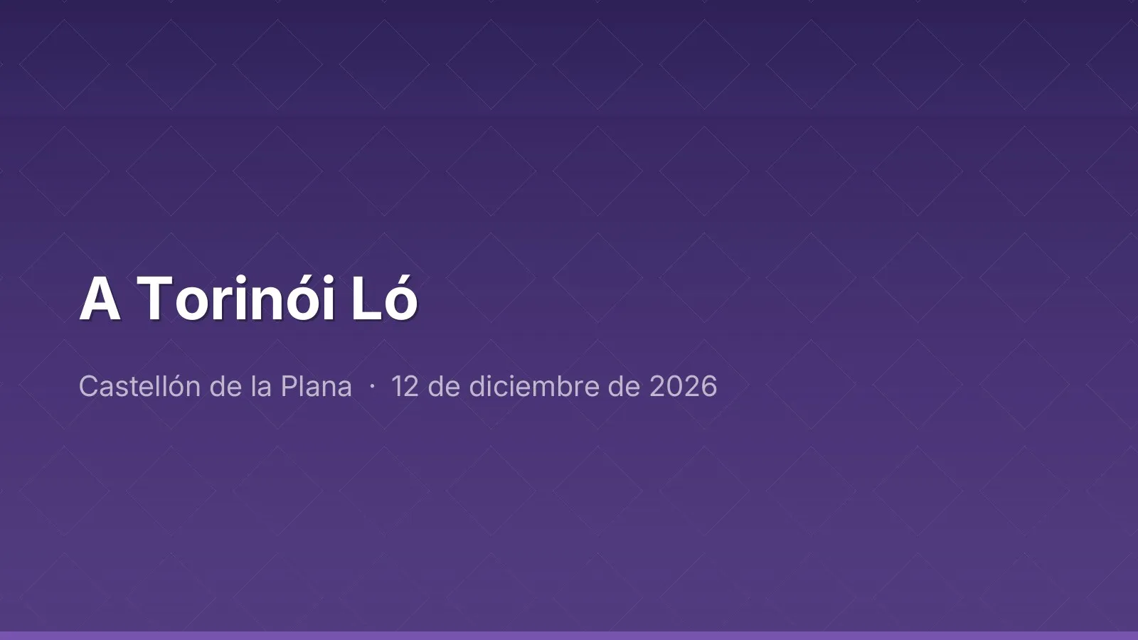 A Torinói Ló