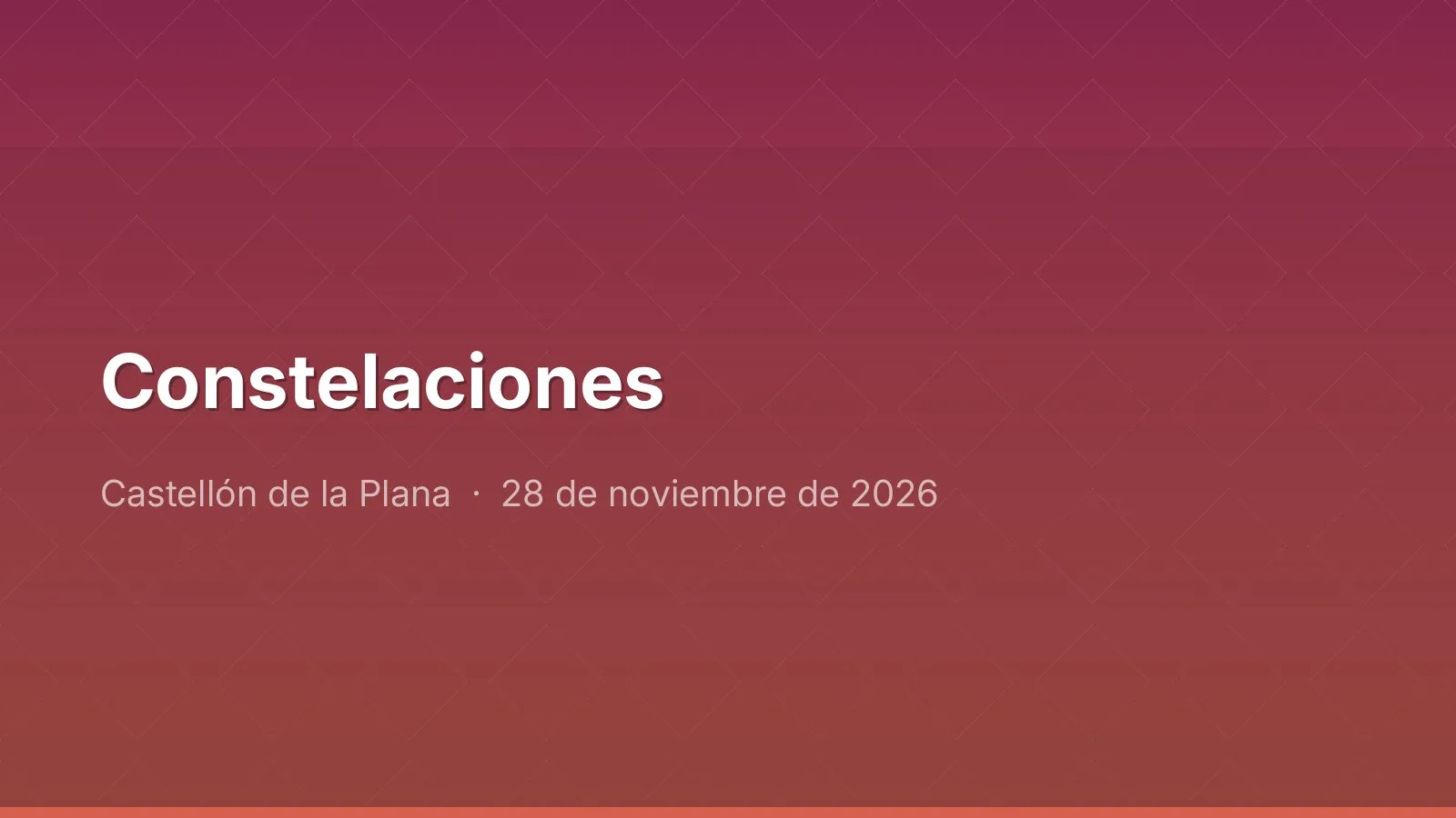 Constelaciones