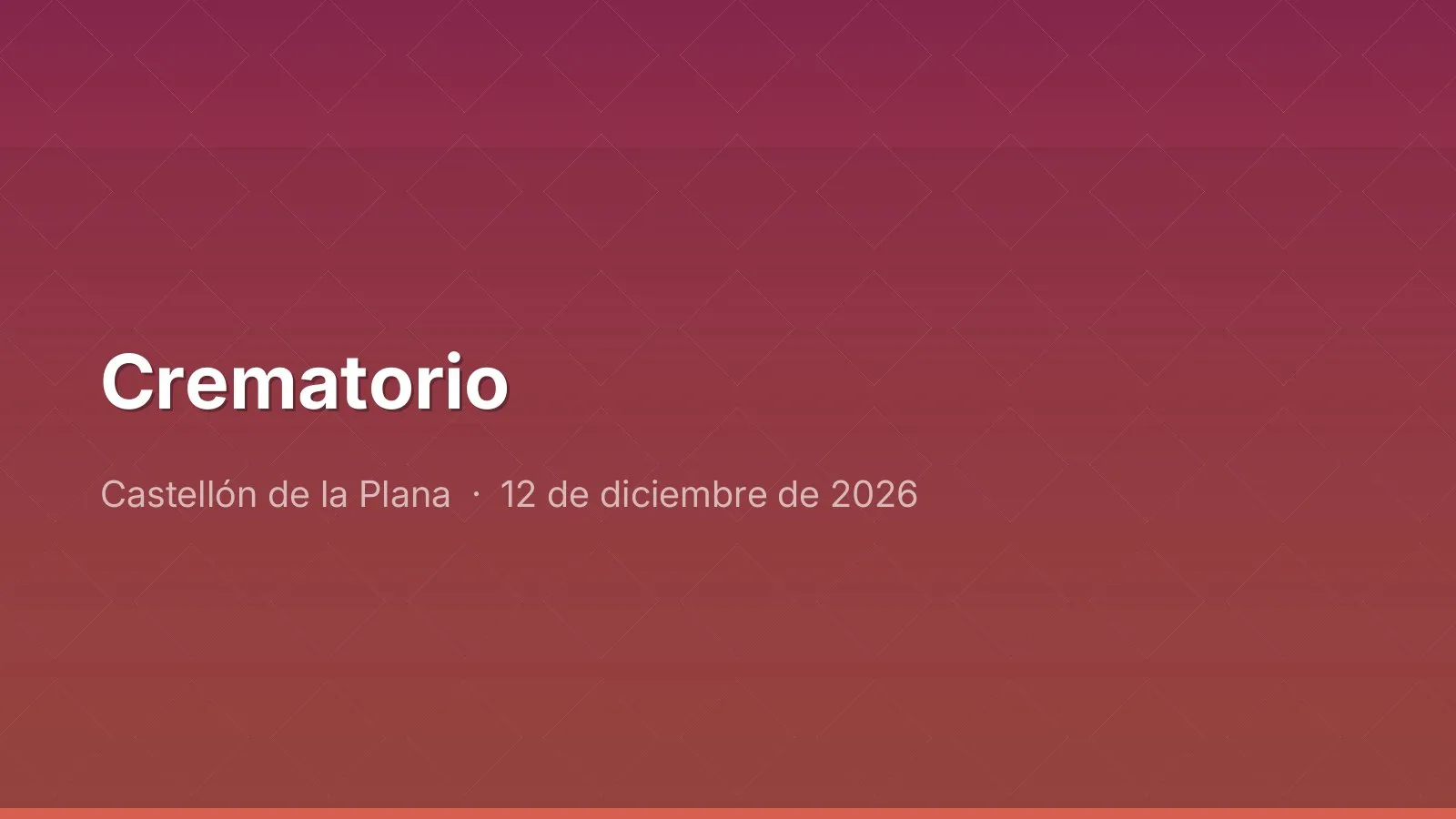 Crematorio
