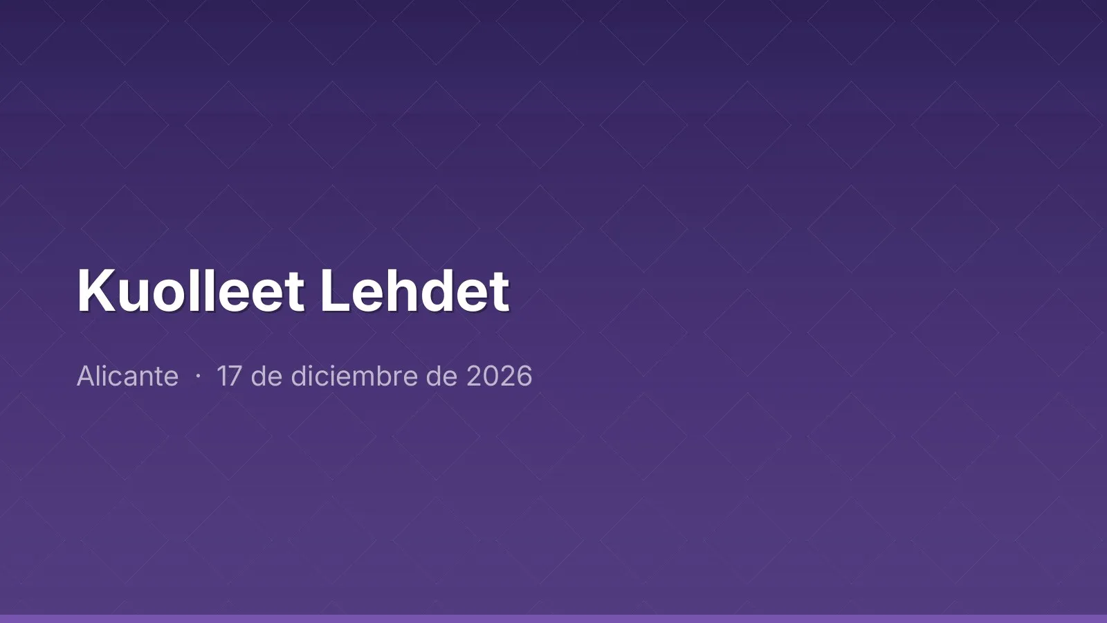 Kuolleet Lehdet