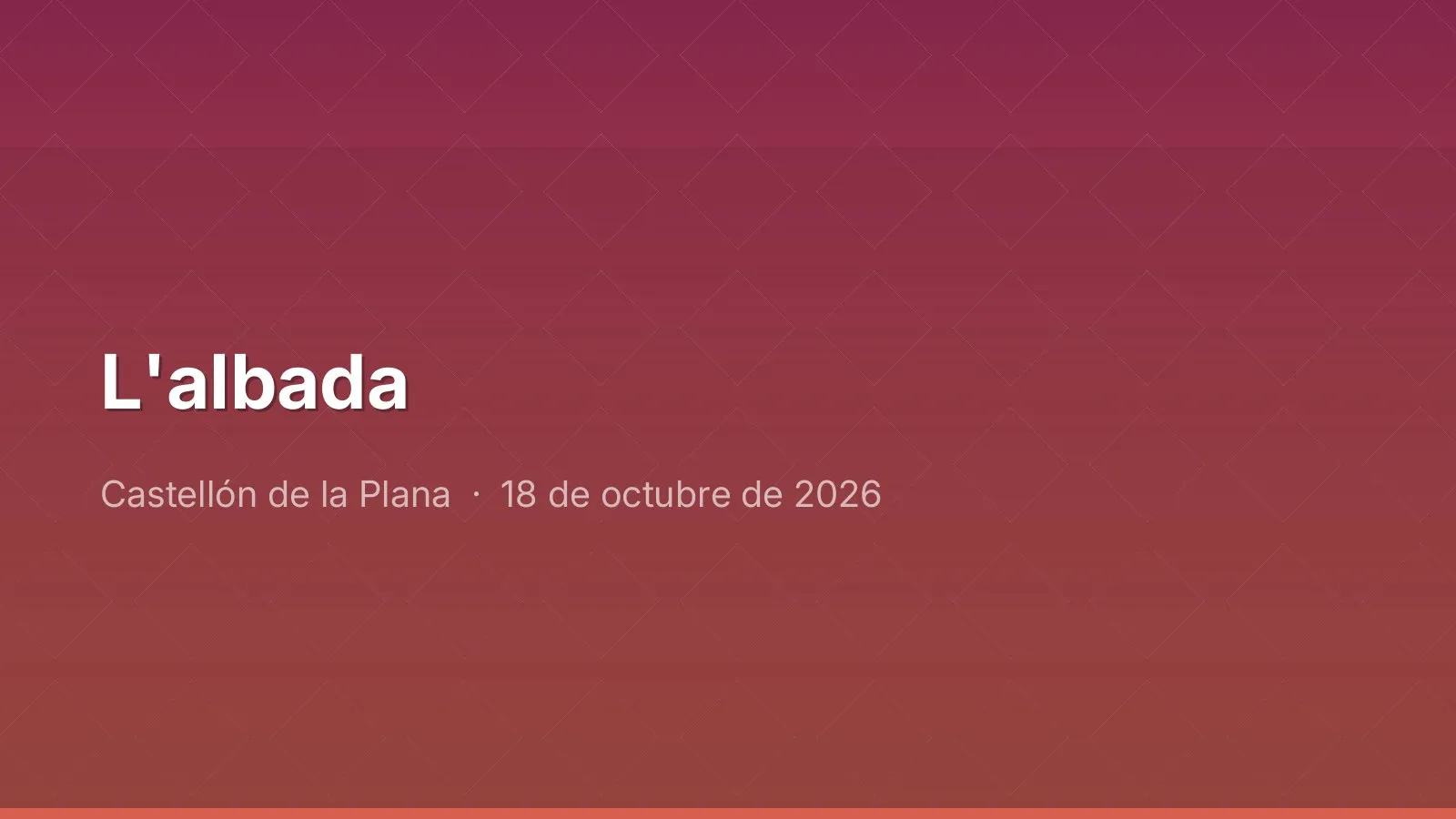 L'albada