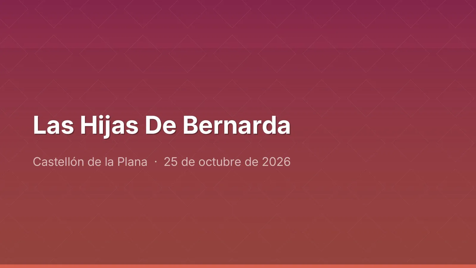 Las Hijas De Bernarda