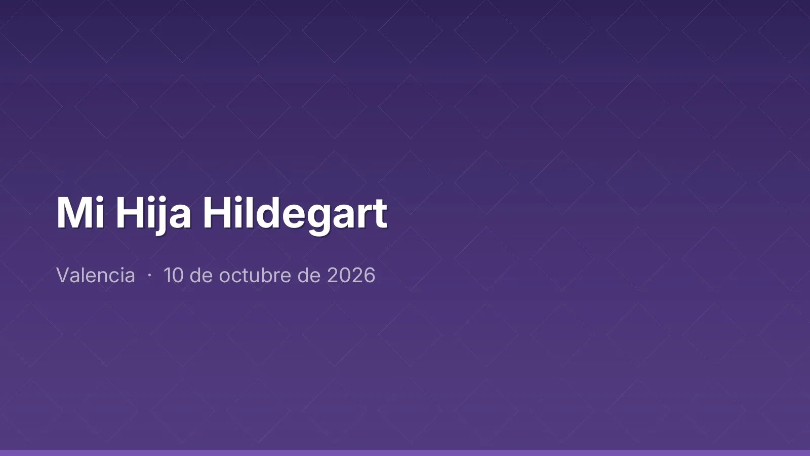 Mi Hija Hildegart