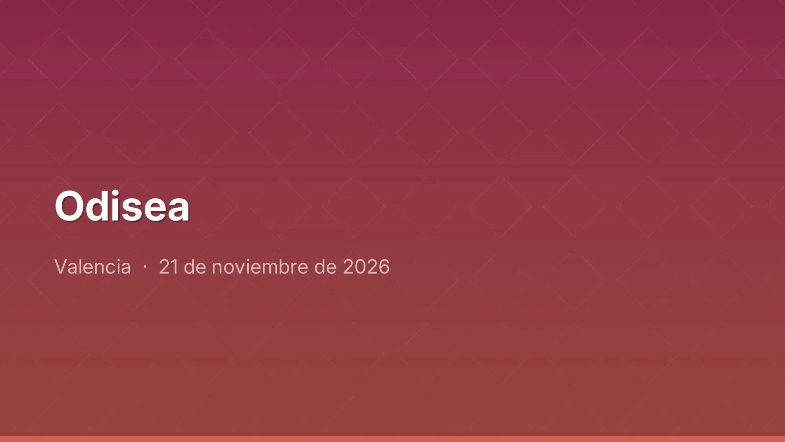 Odisea