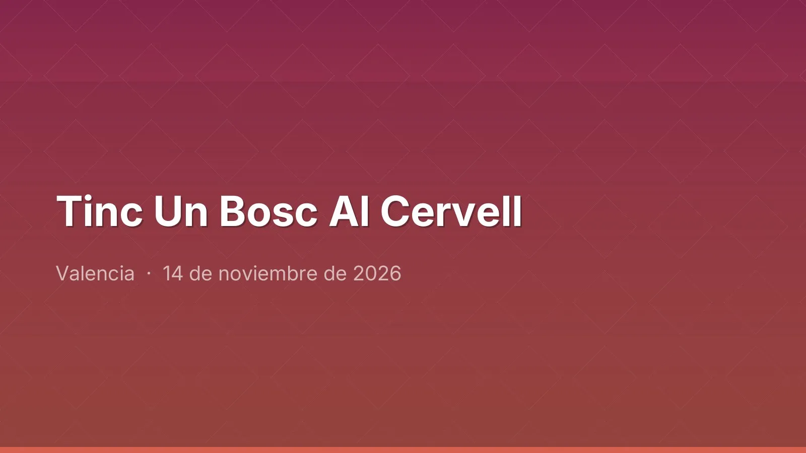 Tinc Un Bosc Al Cervell