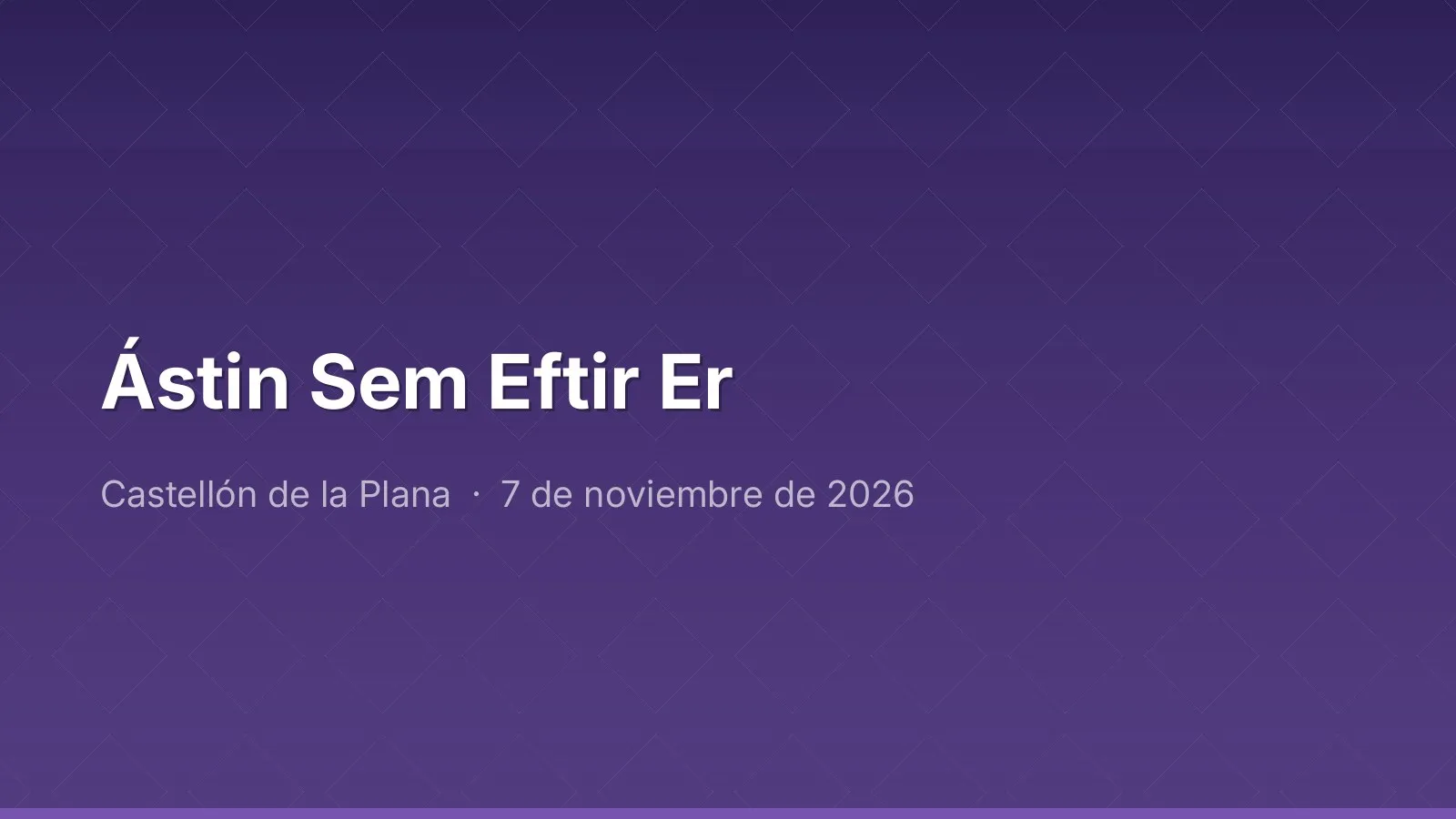 Ástin Sem Eftir Er