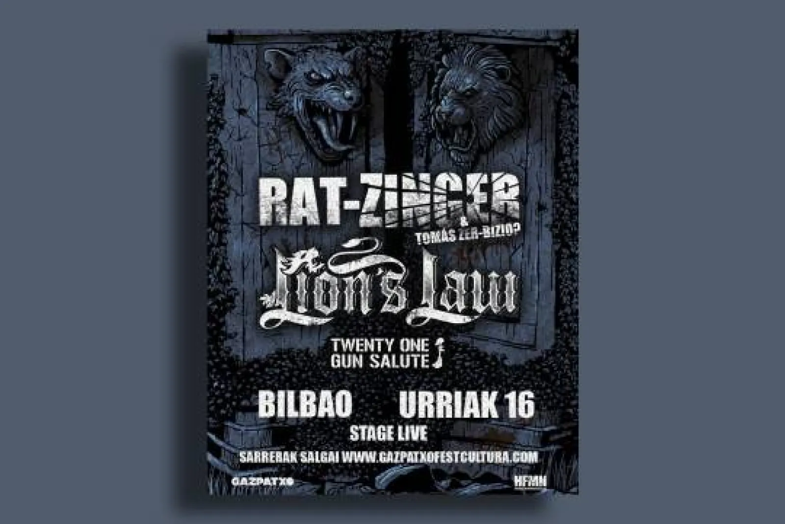 Rat-Zinger + Lion's Law + Twenty one gun salute (Bilbo)