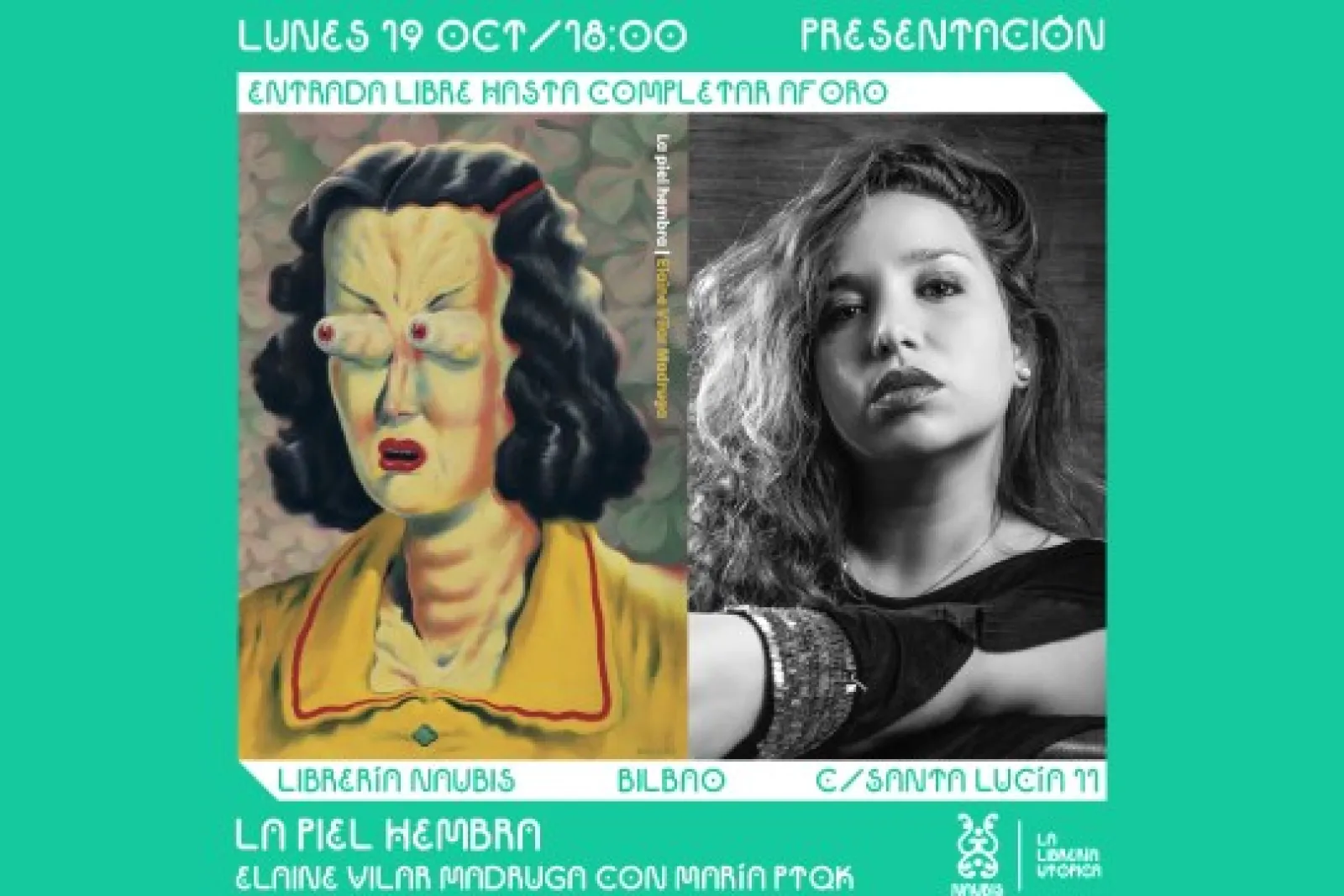Presentación del libro "La piel hembra" de Elaine Vilar Madruga