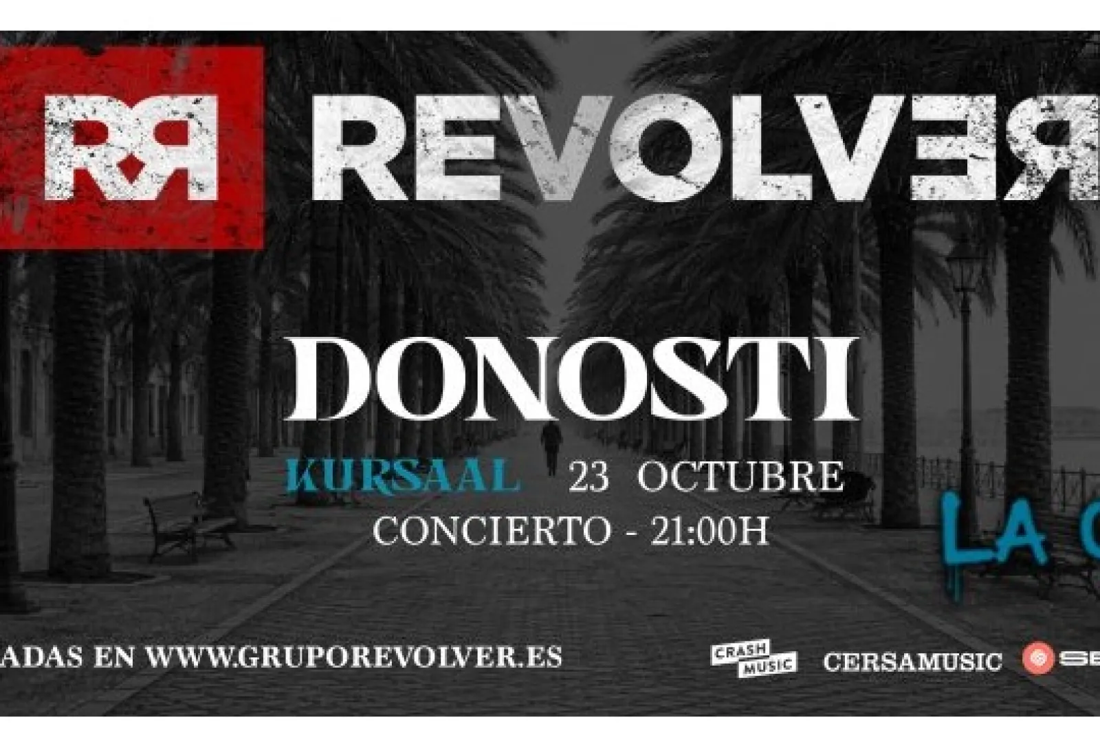 Entradas Revólver (23 de octubre - Donostia/San Sebastián)