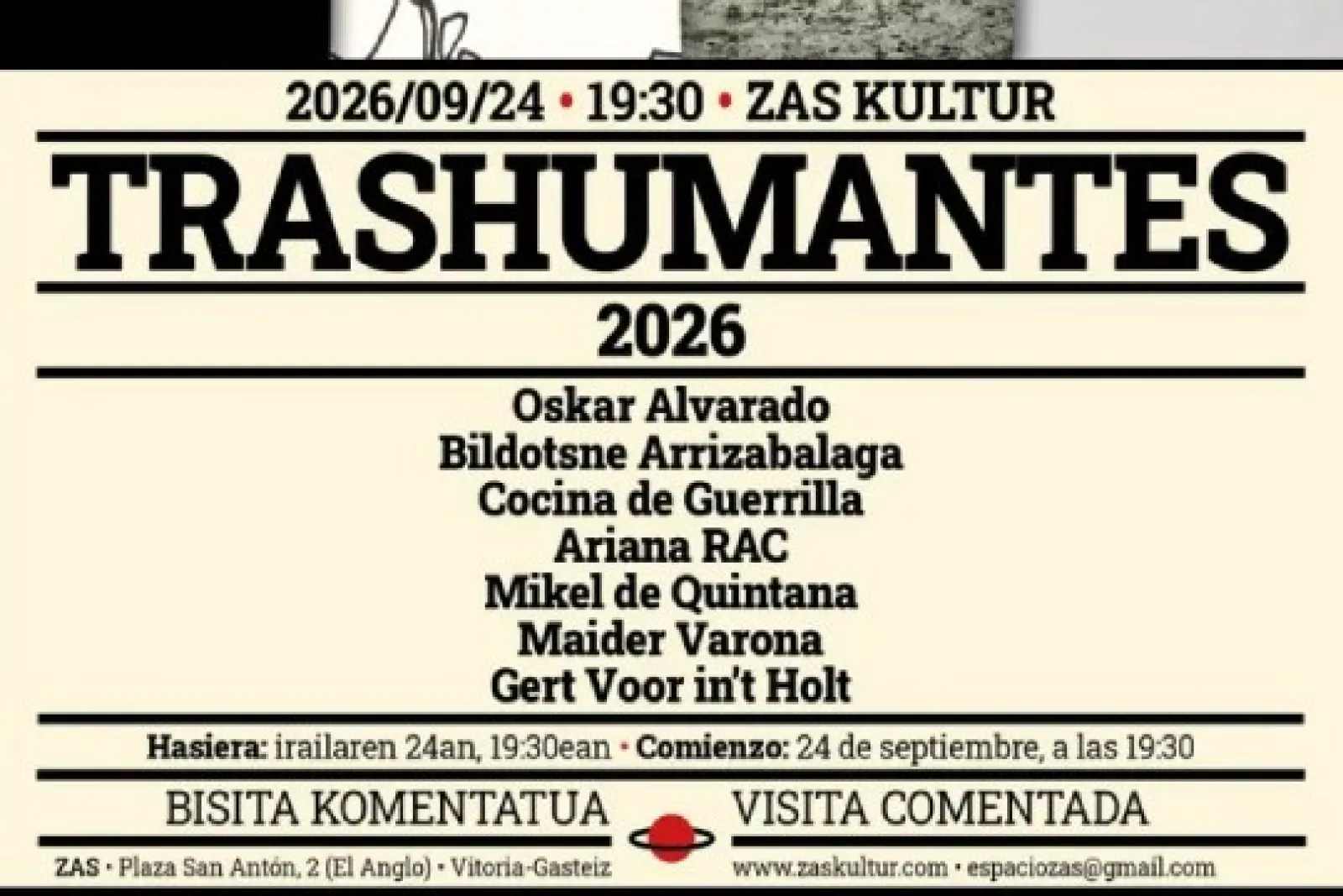 "Trashumantes 2026"