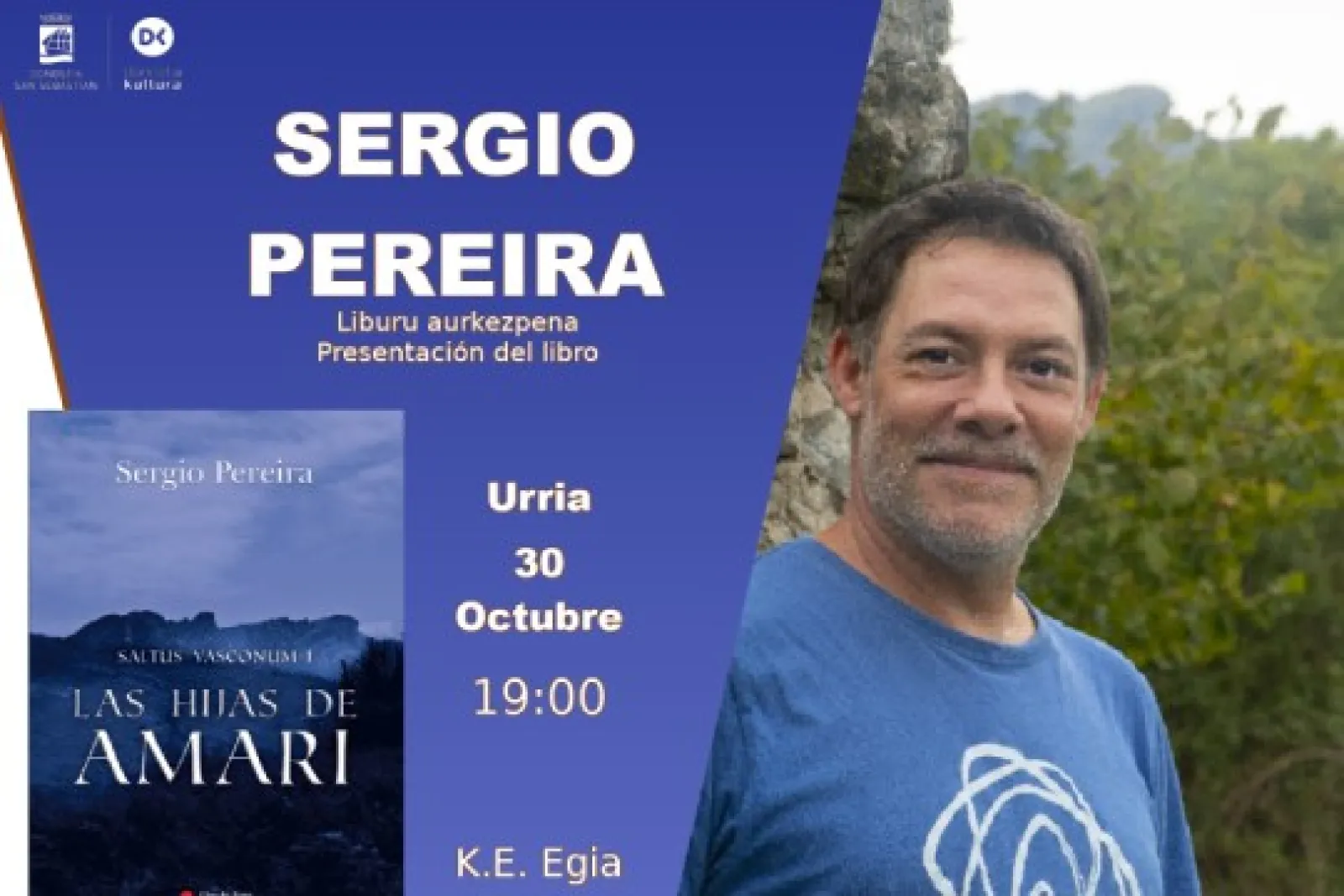 Presentación de libro: "Las hijas de Amari" (Sergio Pereira)
