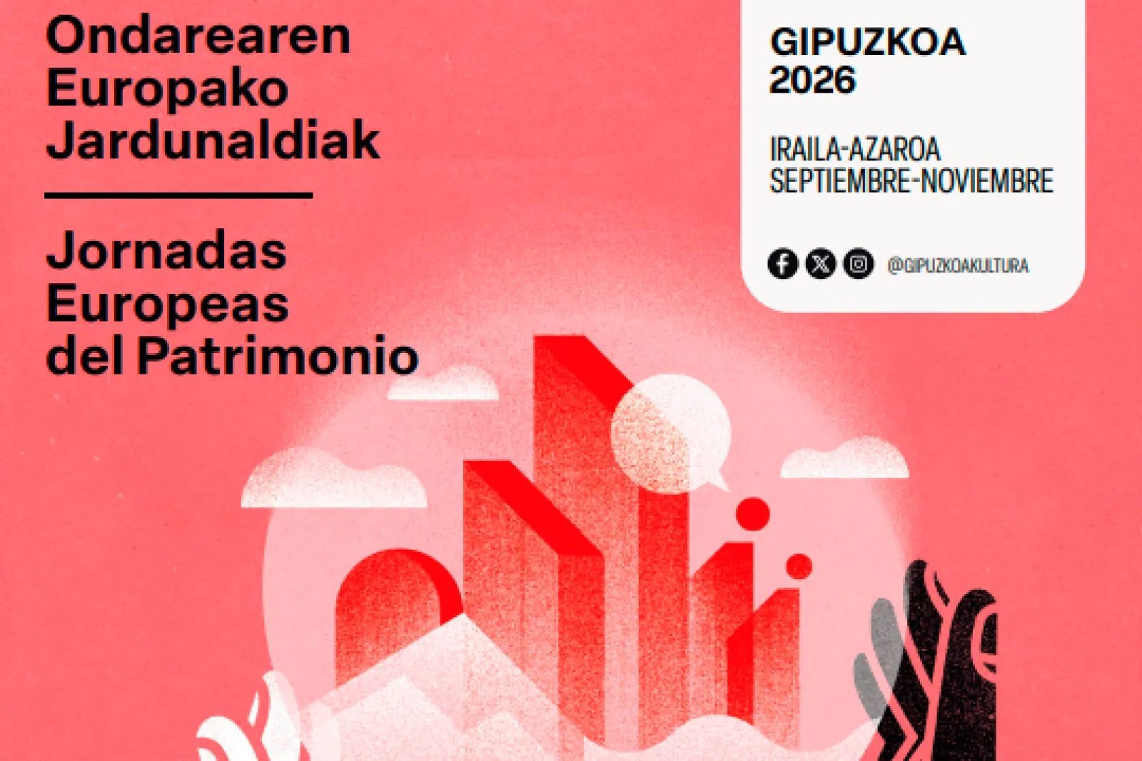 Programme des Journées européennes du patrimoine 2026 au Gipuzkoa
