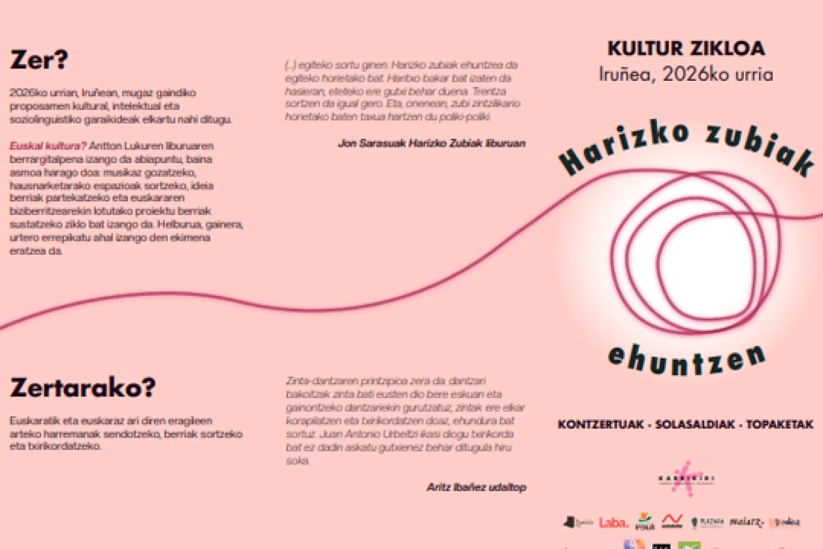 Harizko Zubiak Ehuntzen 2026