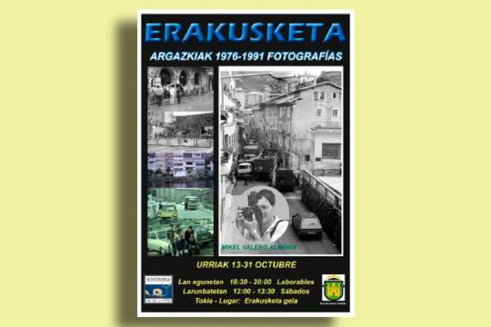 "Mikel Valero: fotografías 1976-1991"
