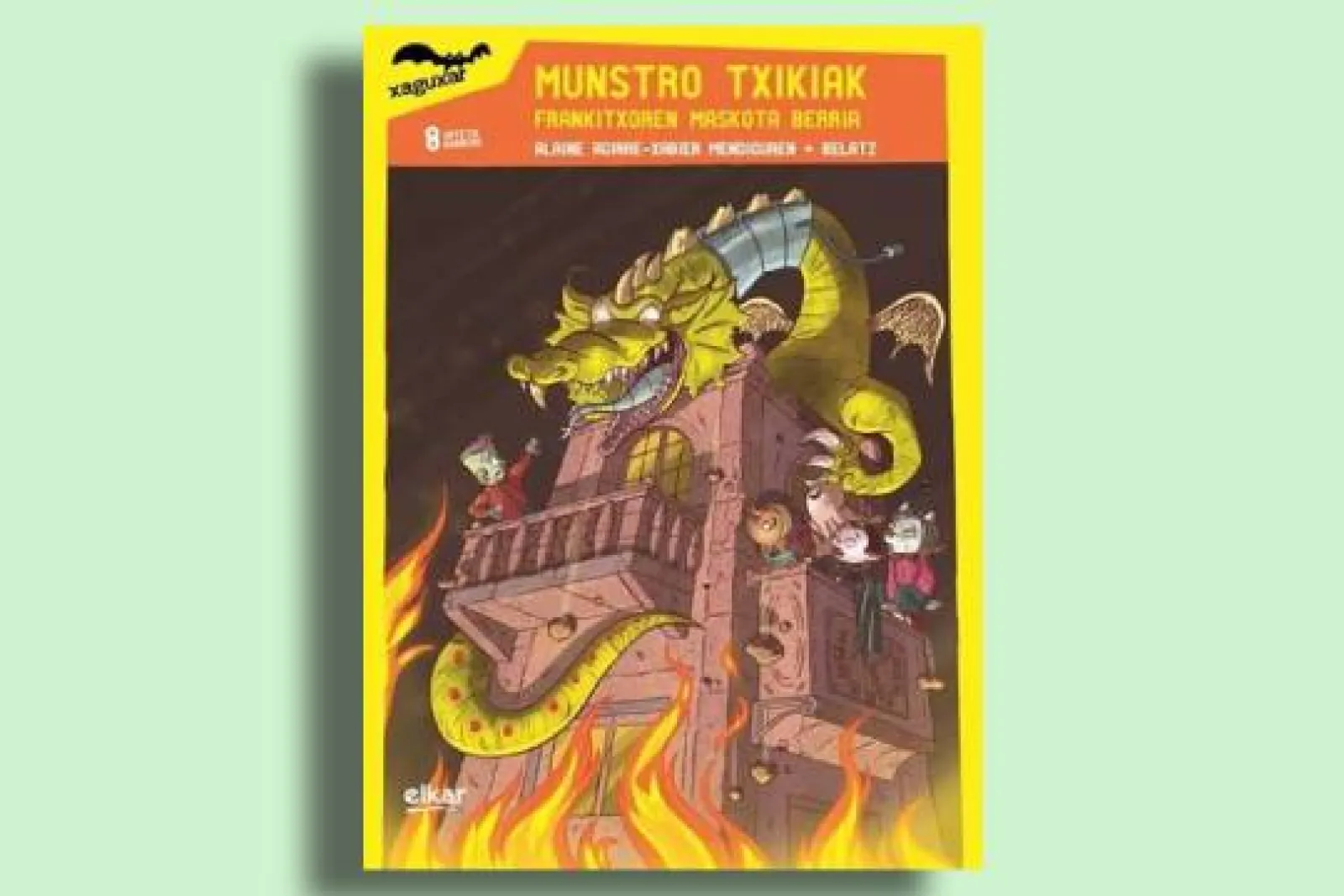 "gaztetxo letrazaleak" reading club for young people (9-11 years): "Frankitxoren maskota berria" (Alaine Agirre)