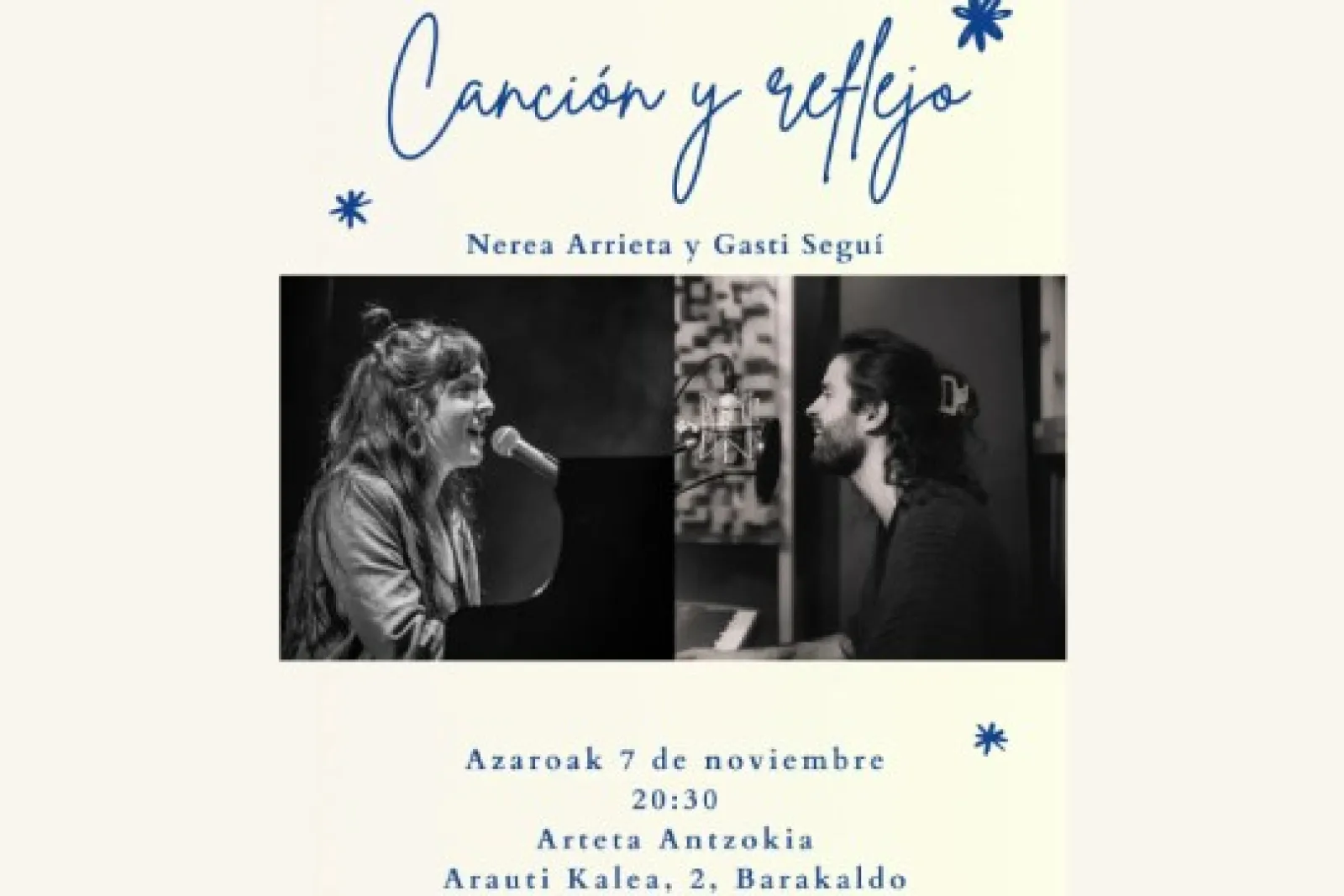 Nerea Arrieta وGasti Seguí: "Canción y Reflejo"