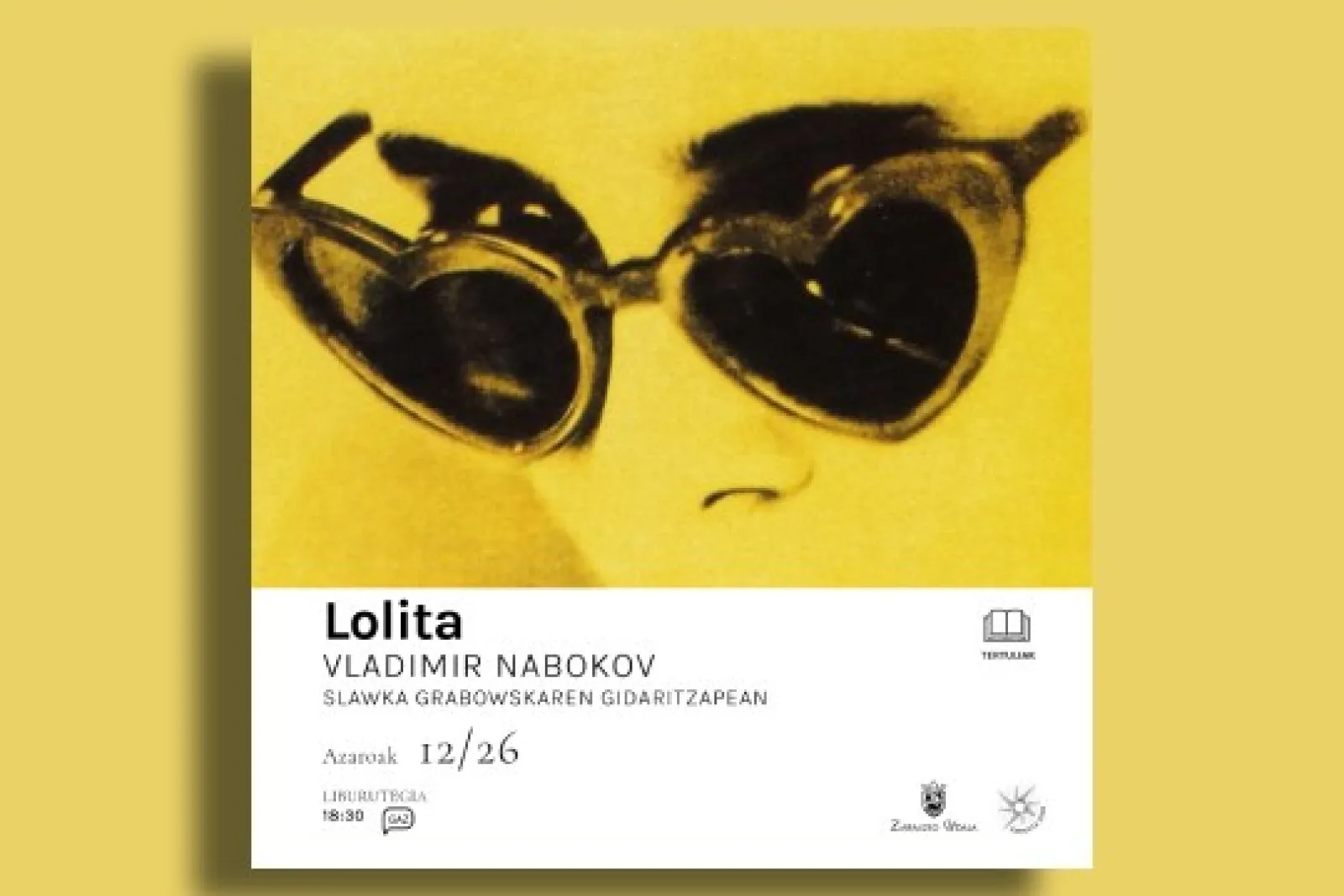 Tertulia literaria: "Lolita" (Vladimir Nabokov)