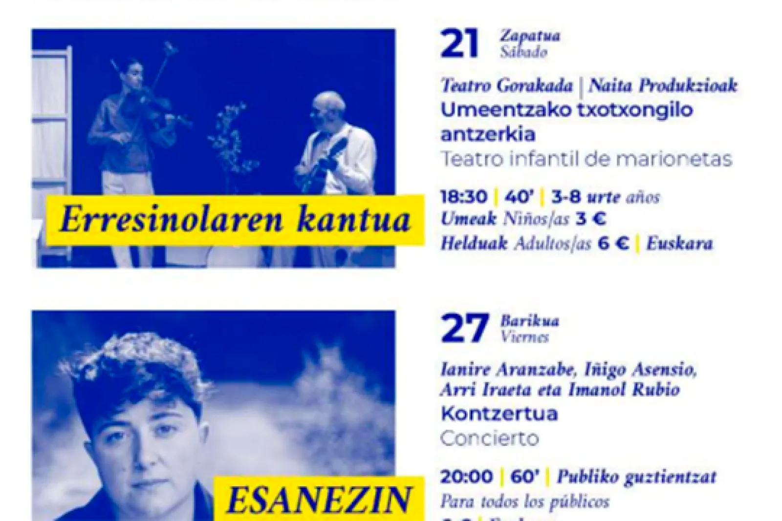 "Erresinolaren kantua"
