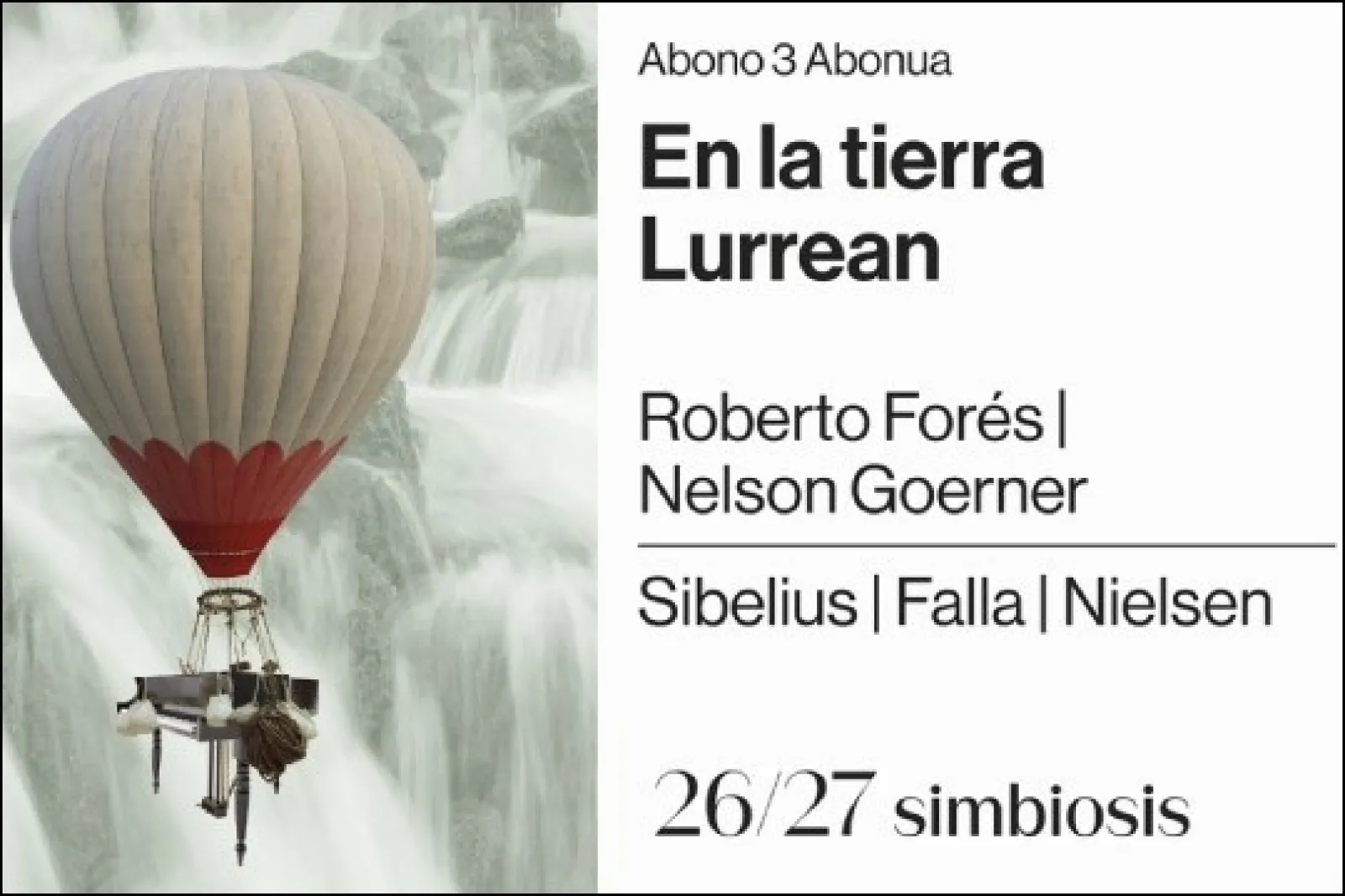 Orquesta Sinfónica de Navarra 2026/27: "En la tierra"