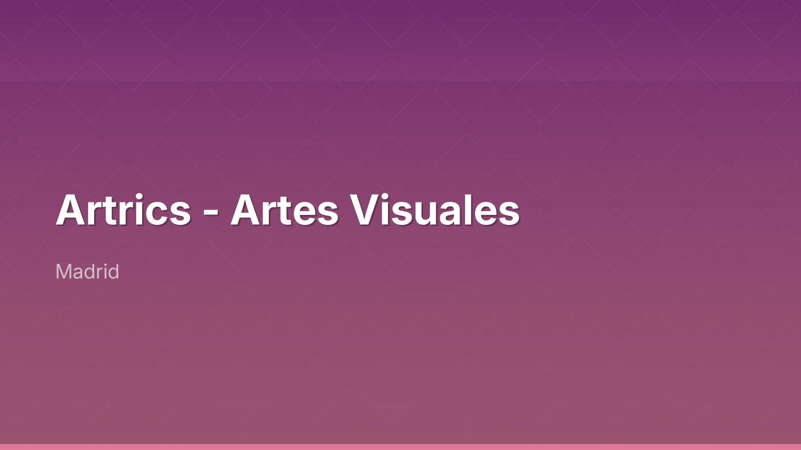Artrics - Artes Visuales