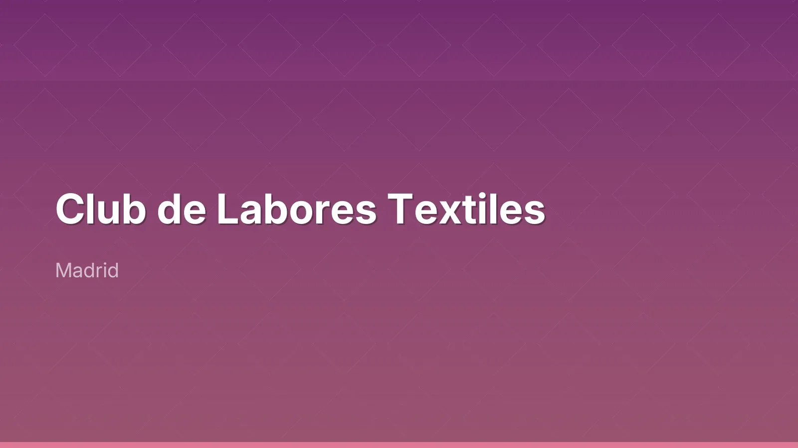 Club de Labores Textiles