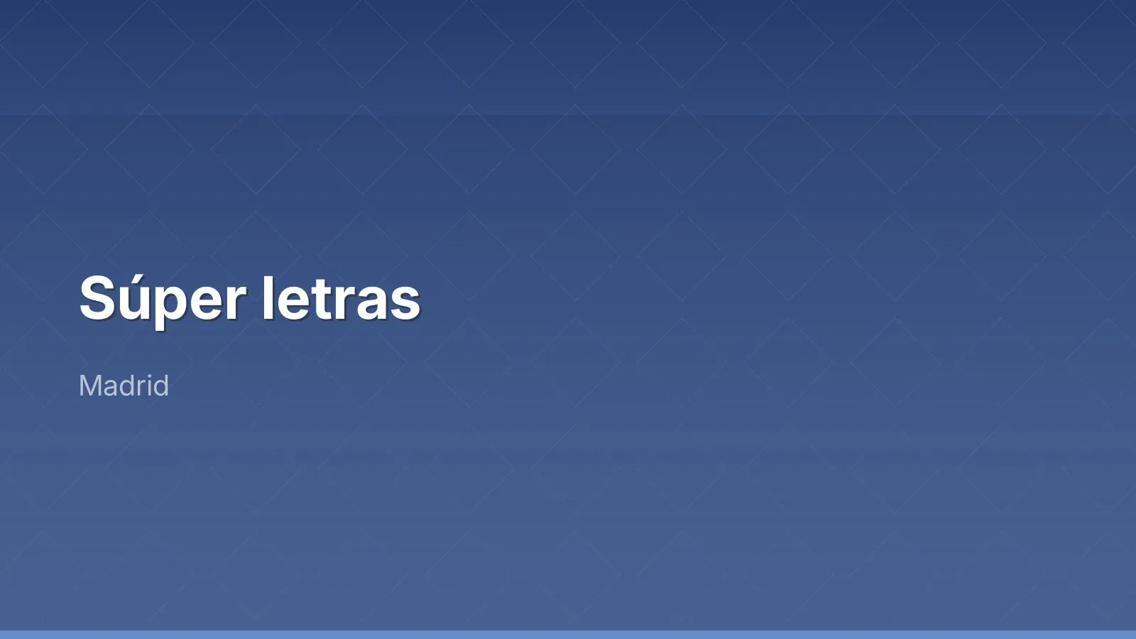 Super lettres