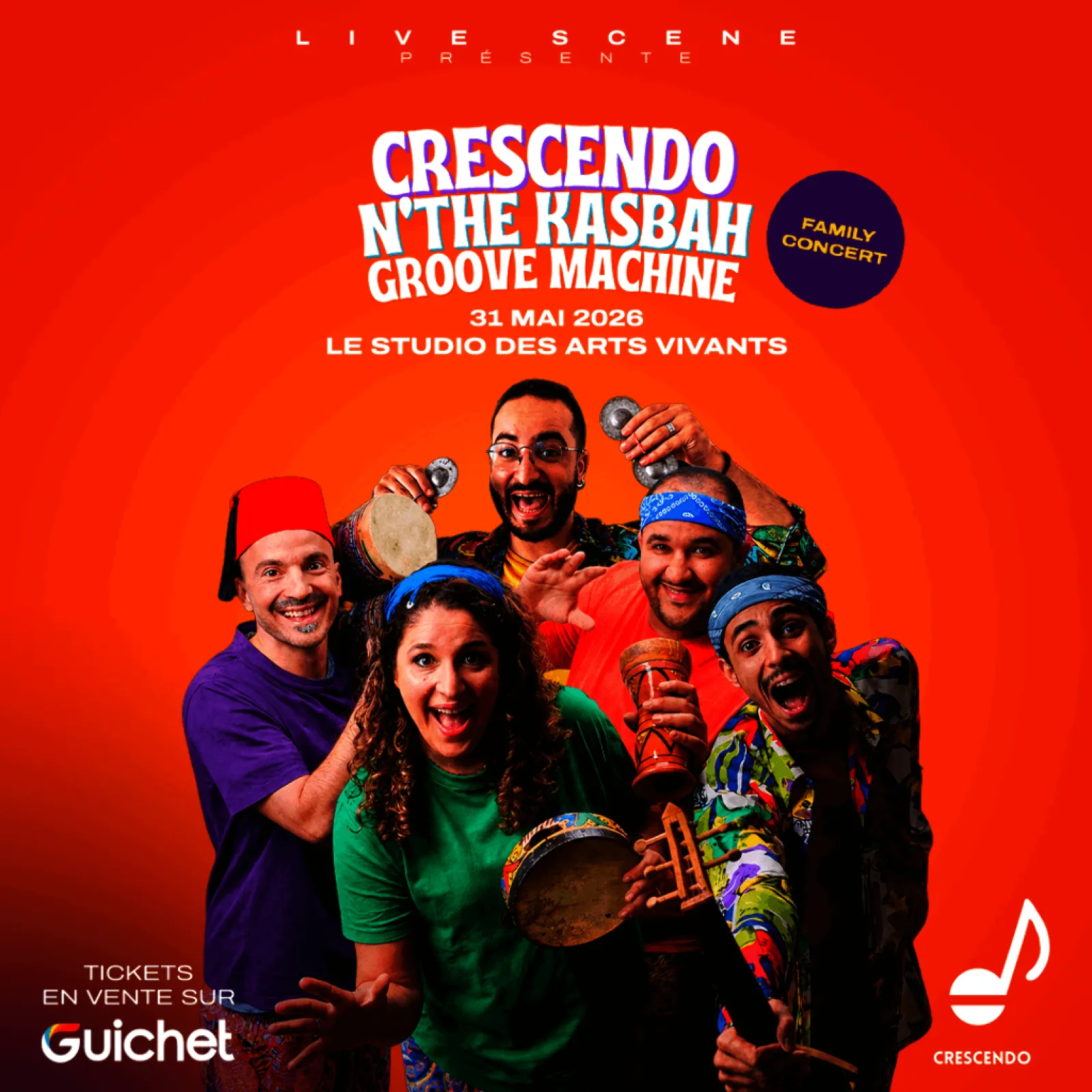 Crescendo N'The Kasbah — Groove Machine à Casablanca
