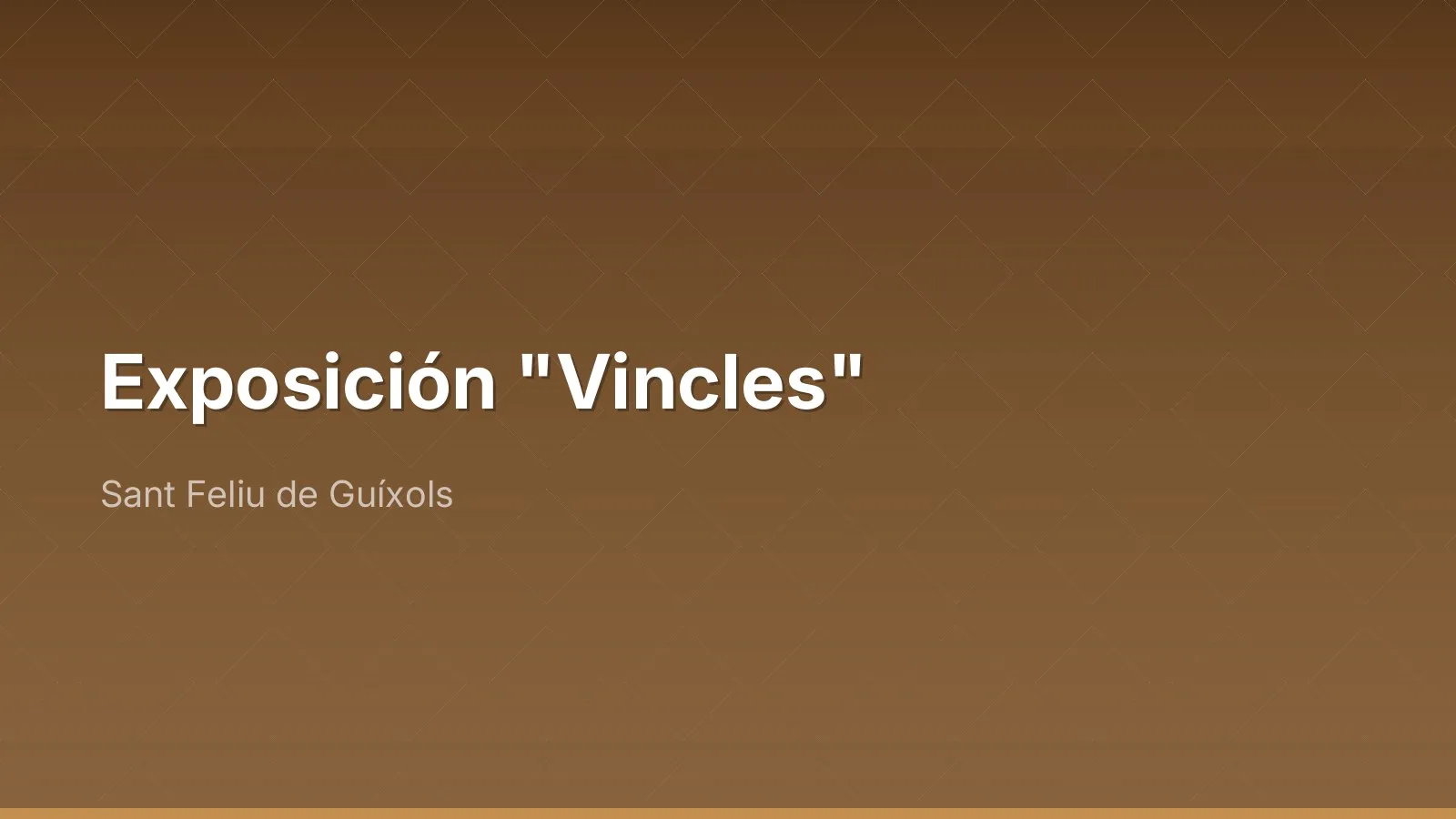Exposición "Vincles"
