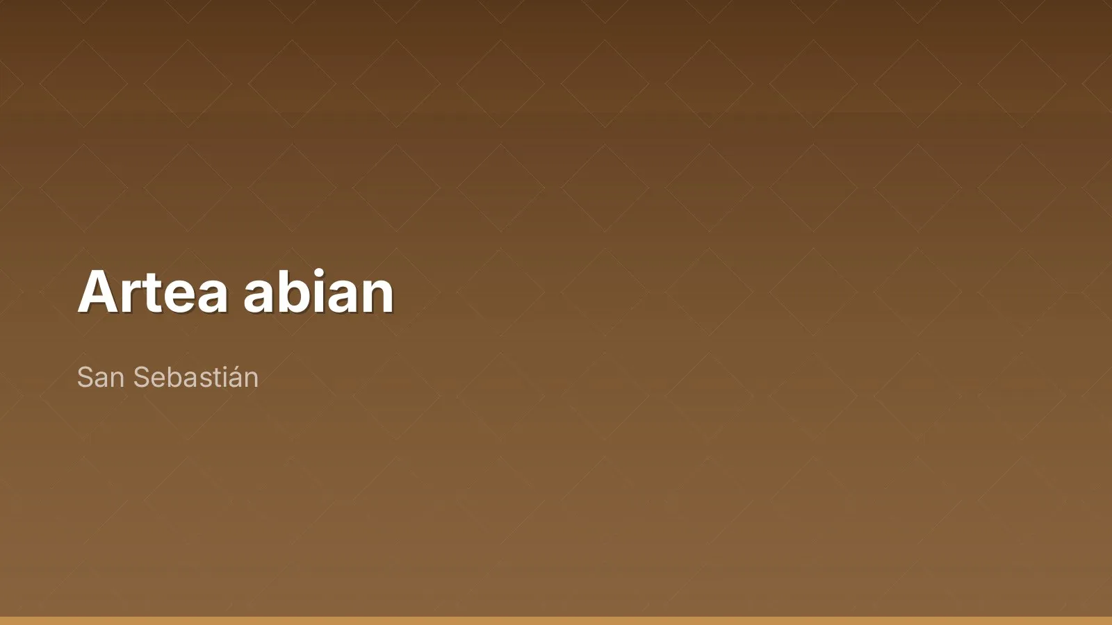 Artea abian