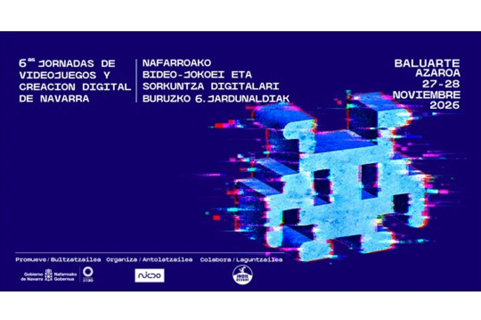 Jornadas de Videojuegos y Creación Digital de Navarra 2026