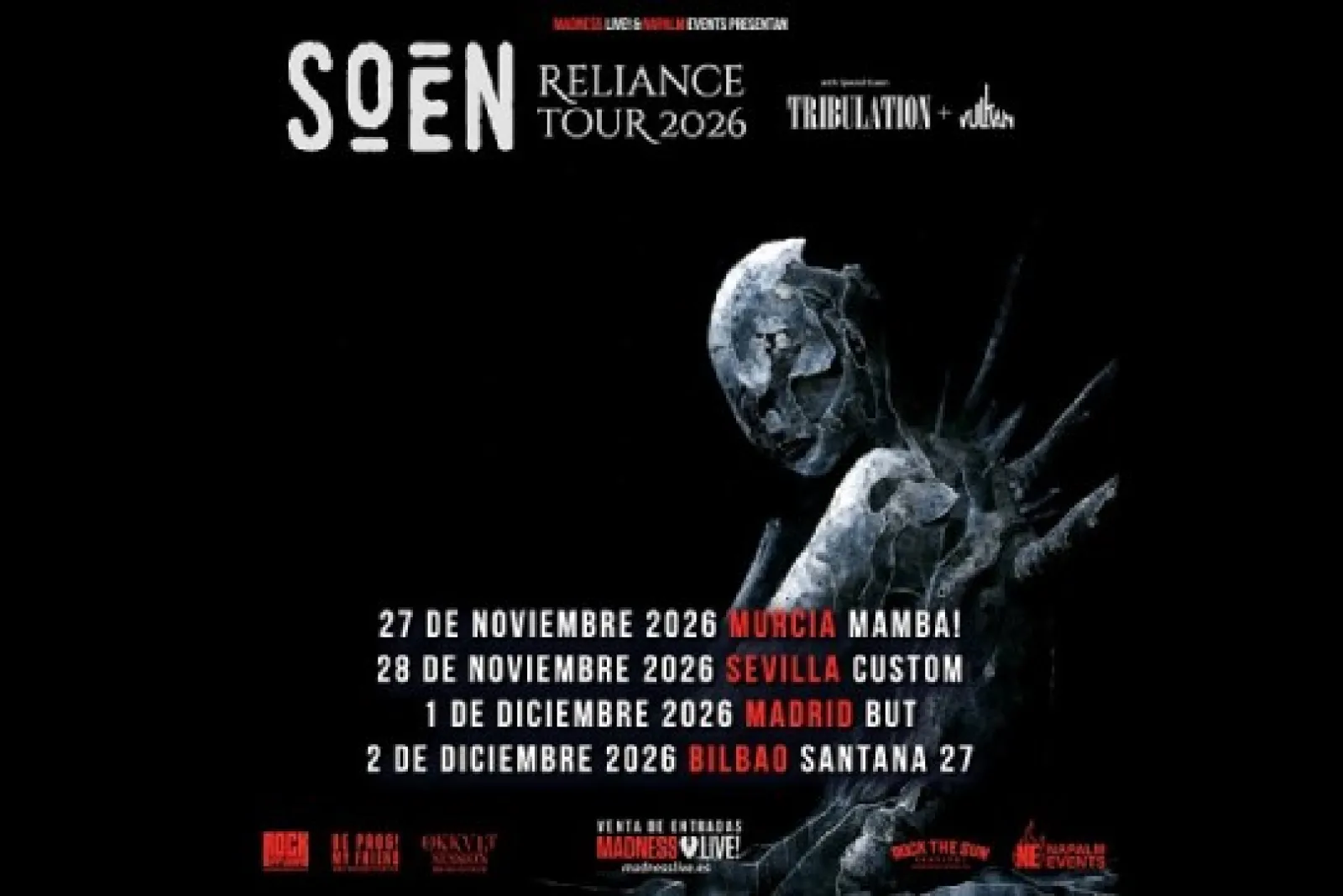 Soen + Tribulation + Vulkan