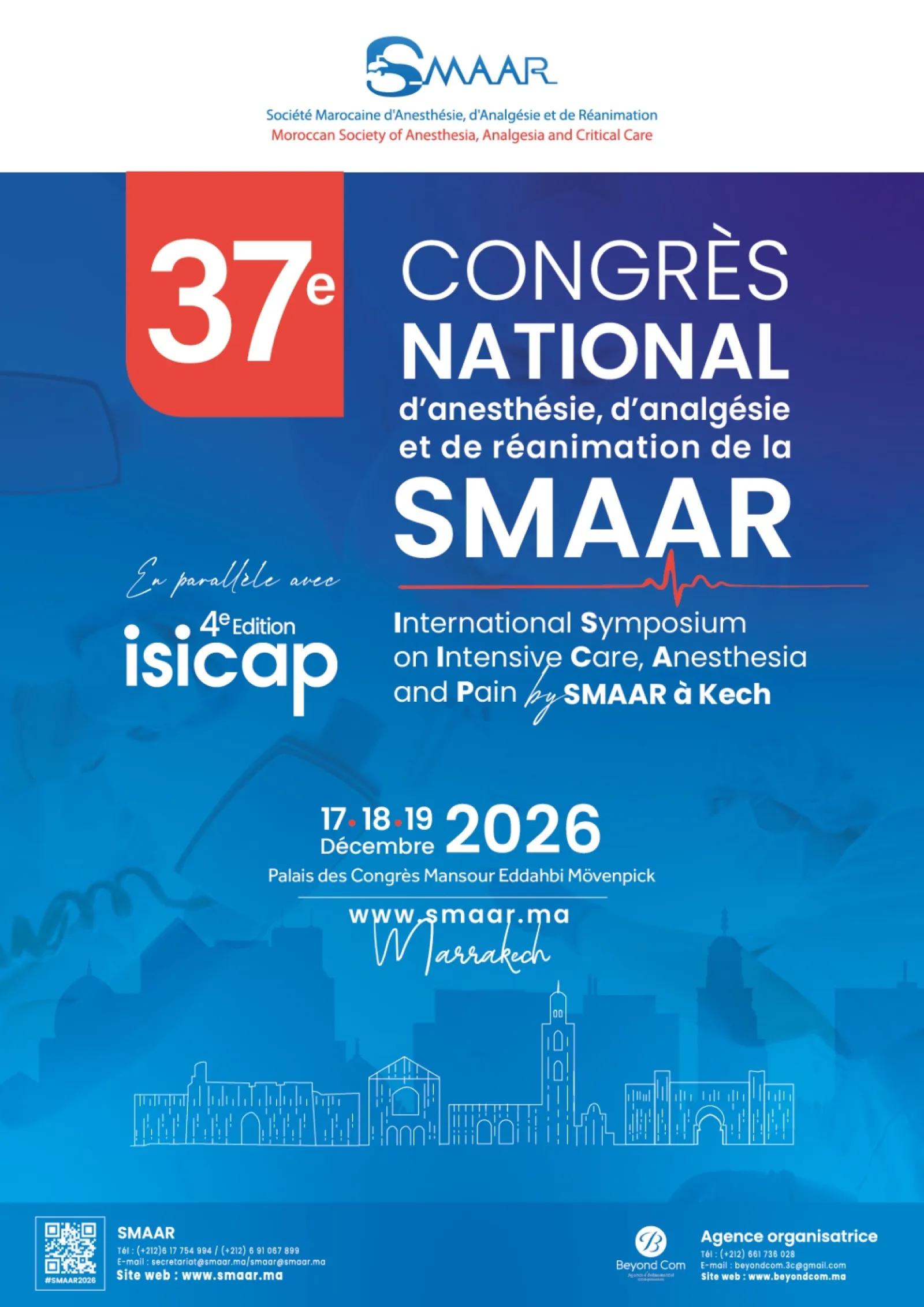 37e Congrès National de la SMAAR & 4e édition de l'ISICAP