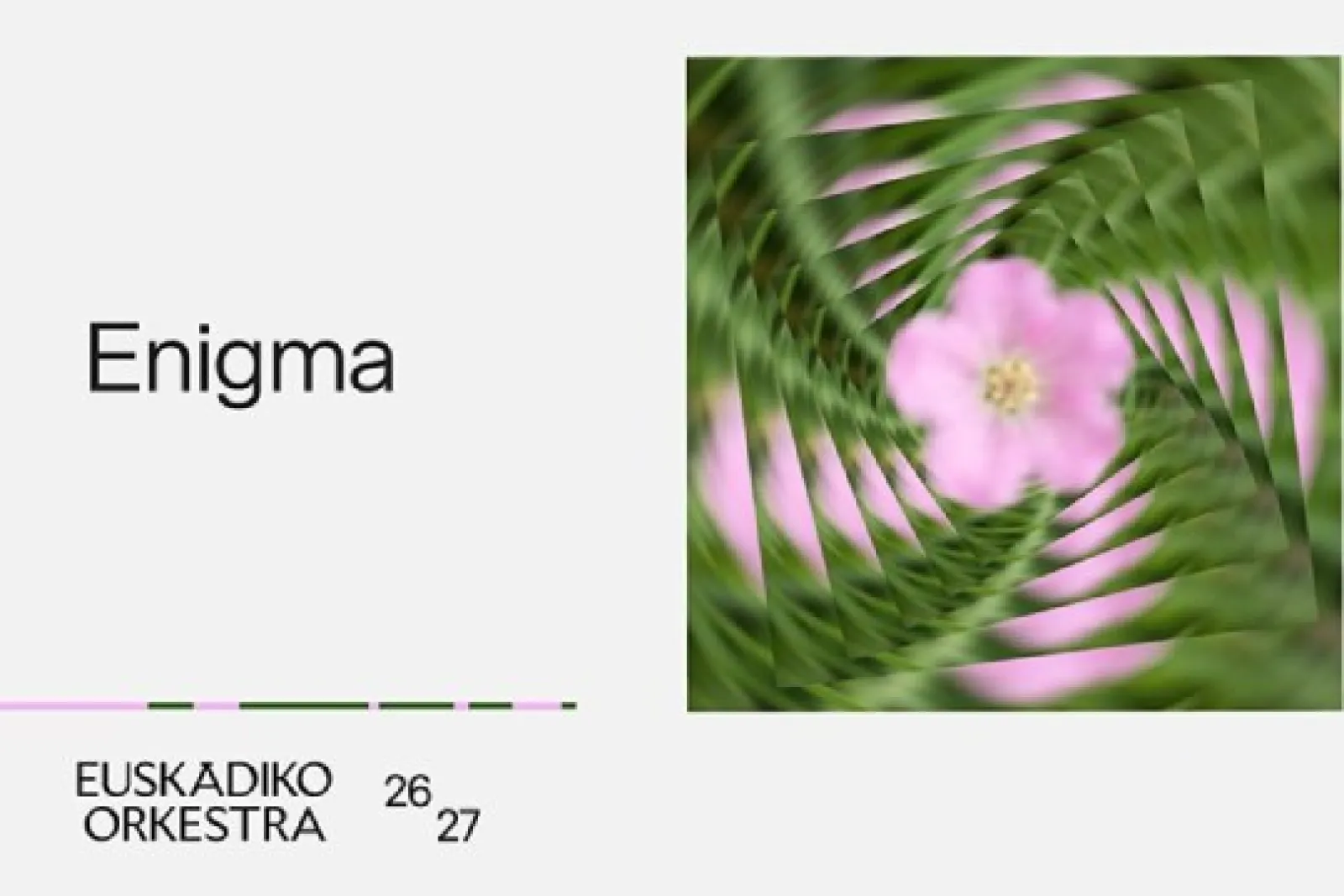 Euskadiko Orkestra 2026/27: "ENIGMA"