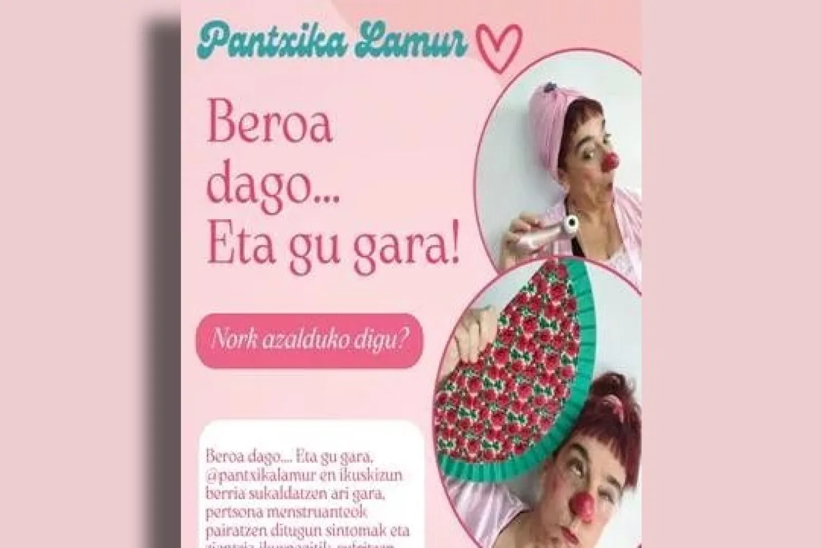 Ainhoa Juaniz: "Perimenopausia"