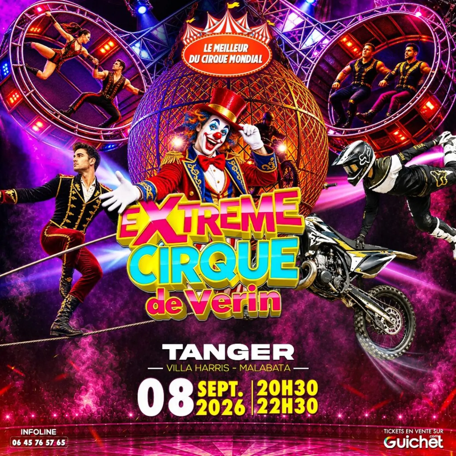 Extreme Cirque de Verin — Le meilleur du cirque mondial à Tanger