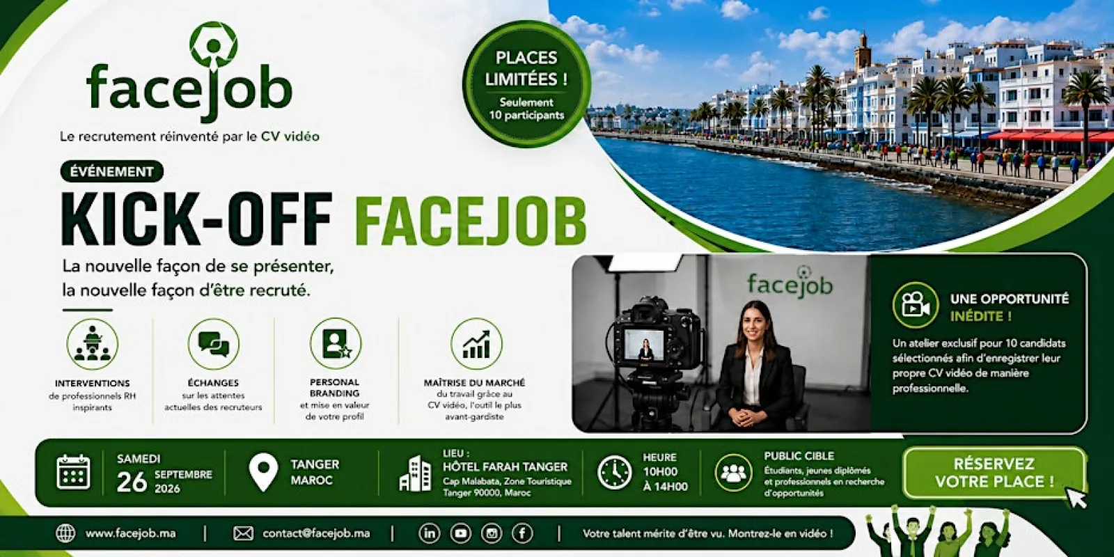 FACEJOB Career Day — boostez votre carrière avec le CV vidéo
