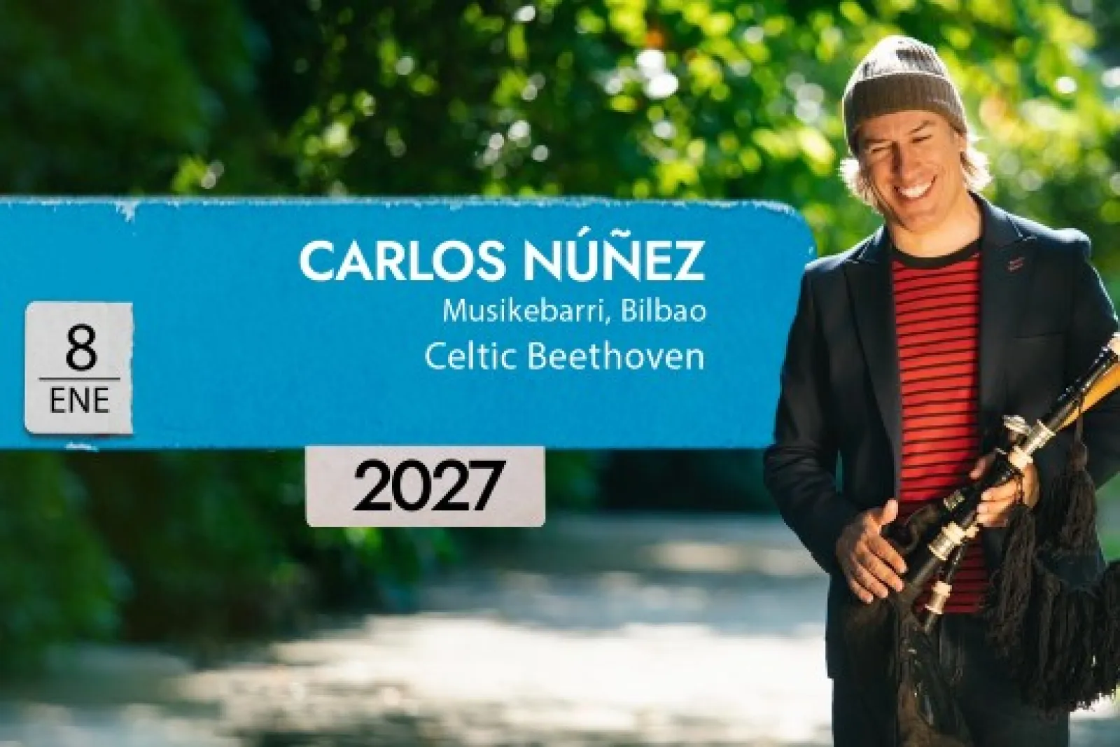 Negufest 2027: Carlos Núñez: "Celtic Beethoven"