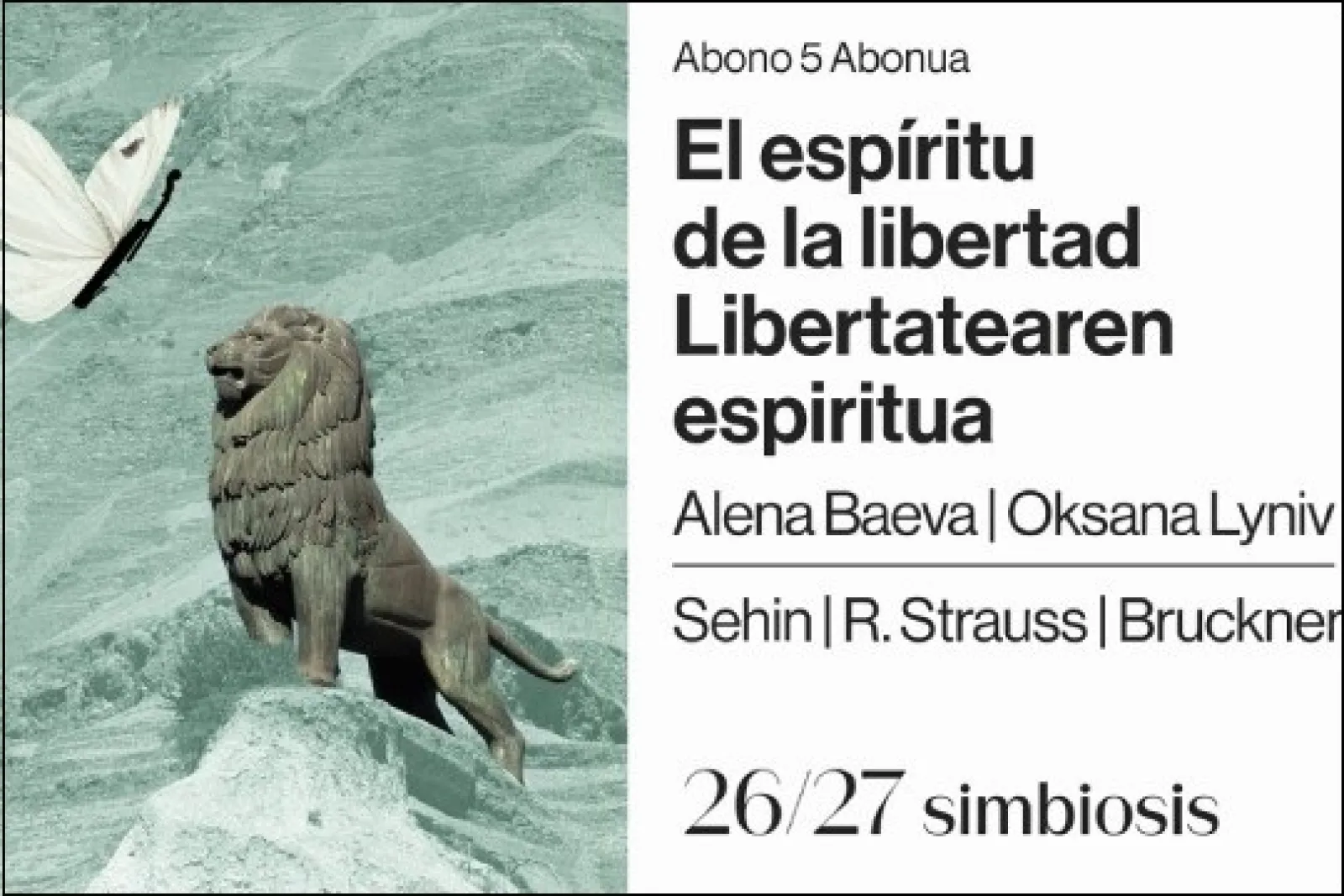 Orquesta Sinfónica de Navarra 2026/27: "El espíritu de la libertad"