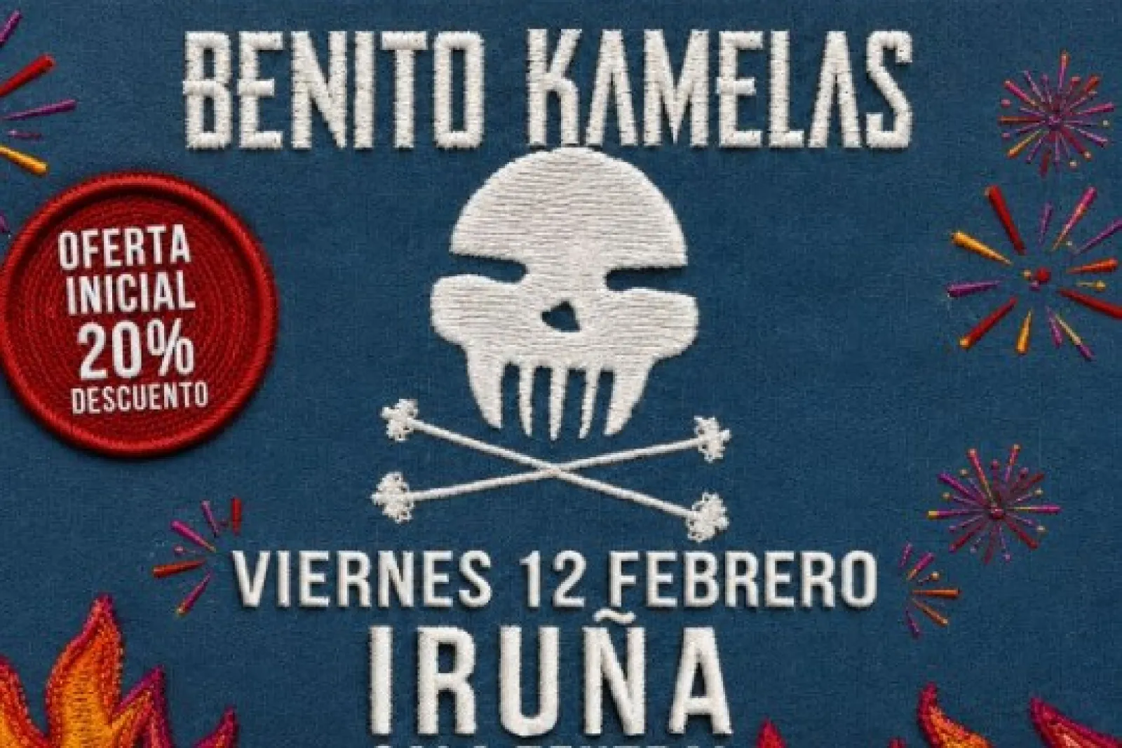 Entradas Benito Kamelas (12 de febrero - Zentral Pamplona)