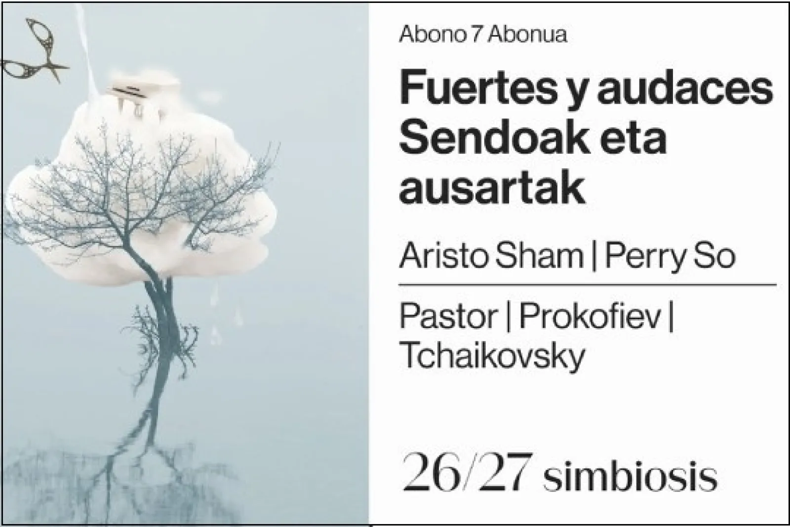Orquesta Sinfónica de Navarra 2026/27: "Fuertes y audaces"