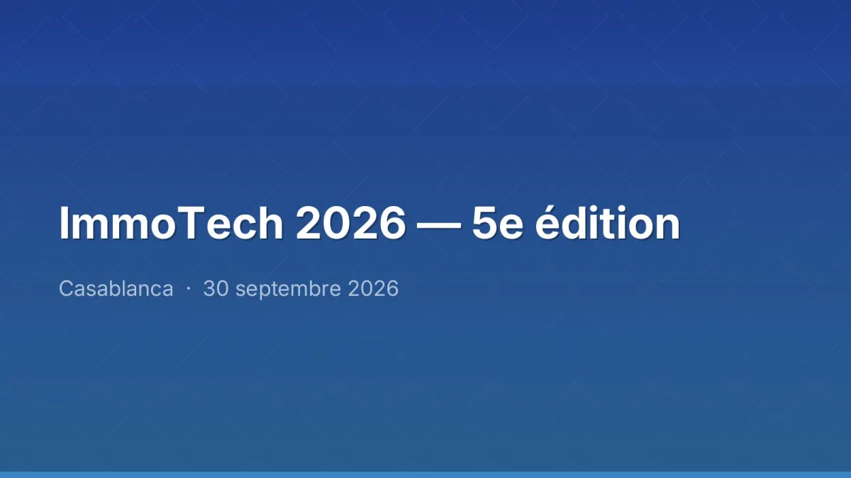 ImmoTech 2026 — 5e édition