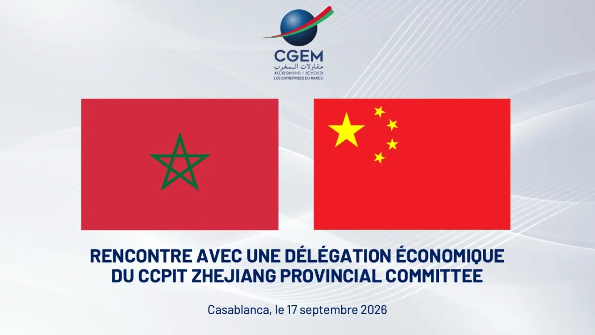 Rencontre avec une délégation du CCPIT Zhejiang Provincial Committee — CGEM