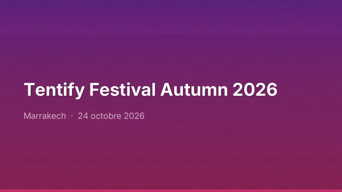 Tentify Festival Autumn 2026